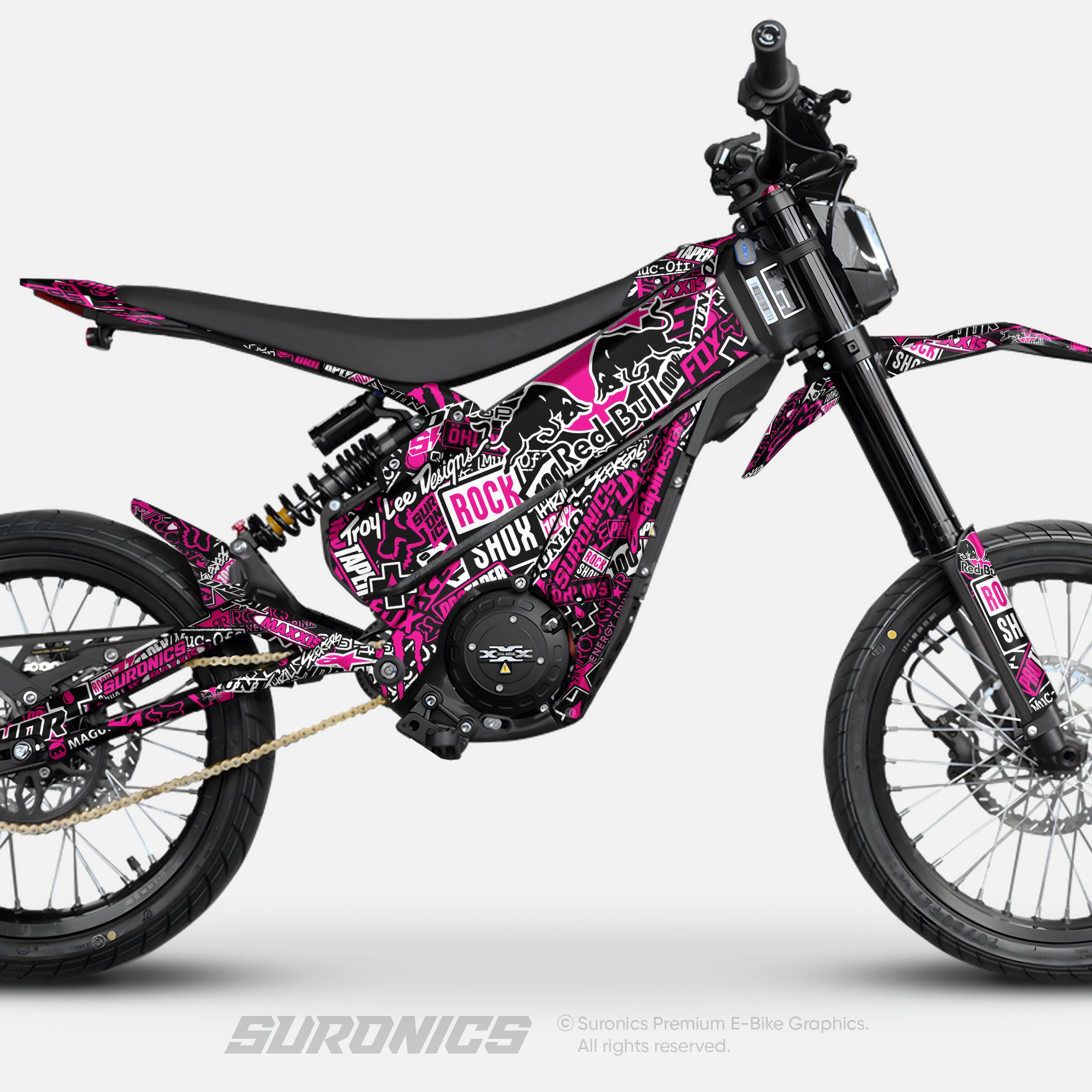 STICKY BLACK MAGENTA Talaria XXX Graphics kit