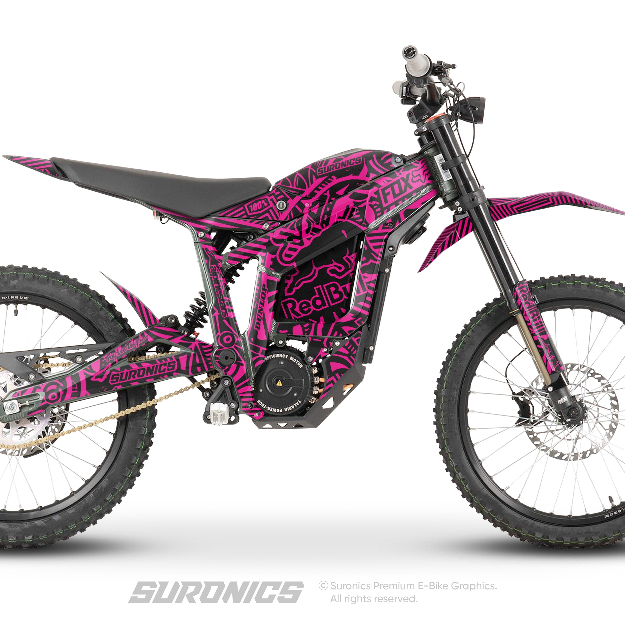 RACE ART BLACK MAGENTA Talaria Sting MX3 MX4 Graphics kit