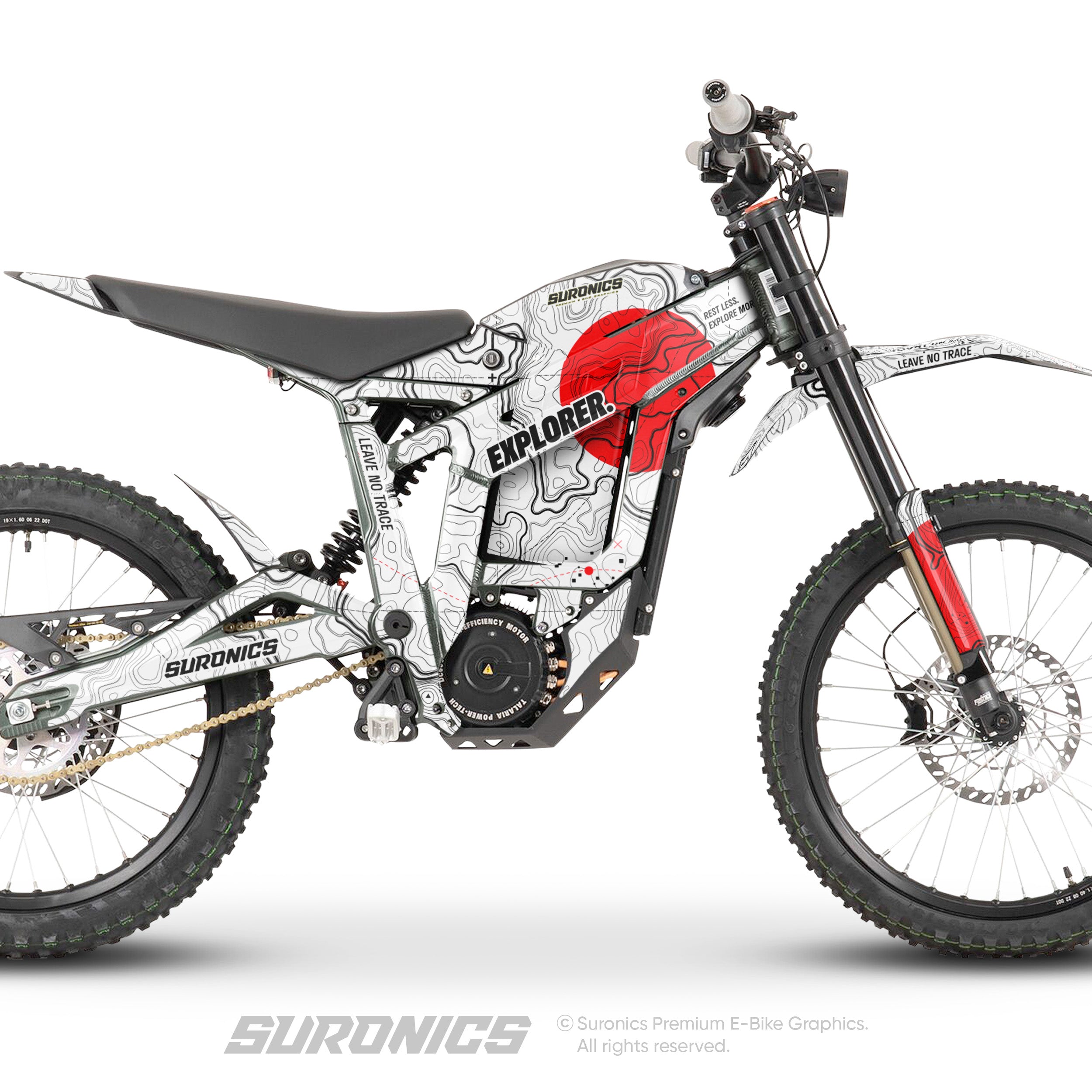 EXPLORER WHITE RED Talaria Sting MX3 MX4 Graphics kit