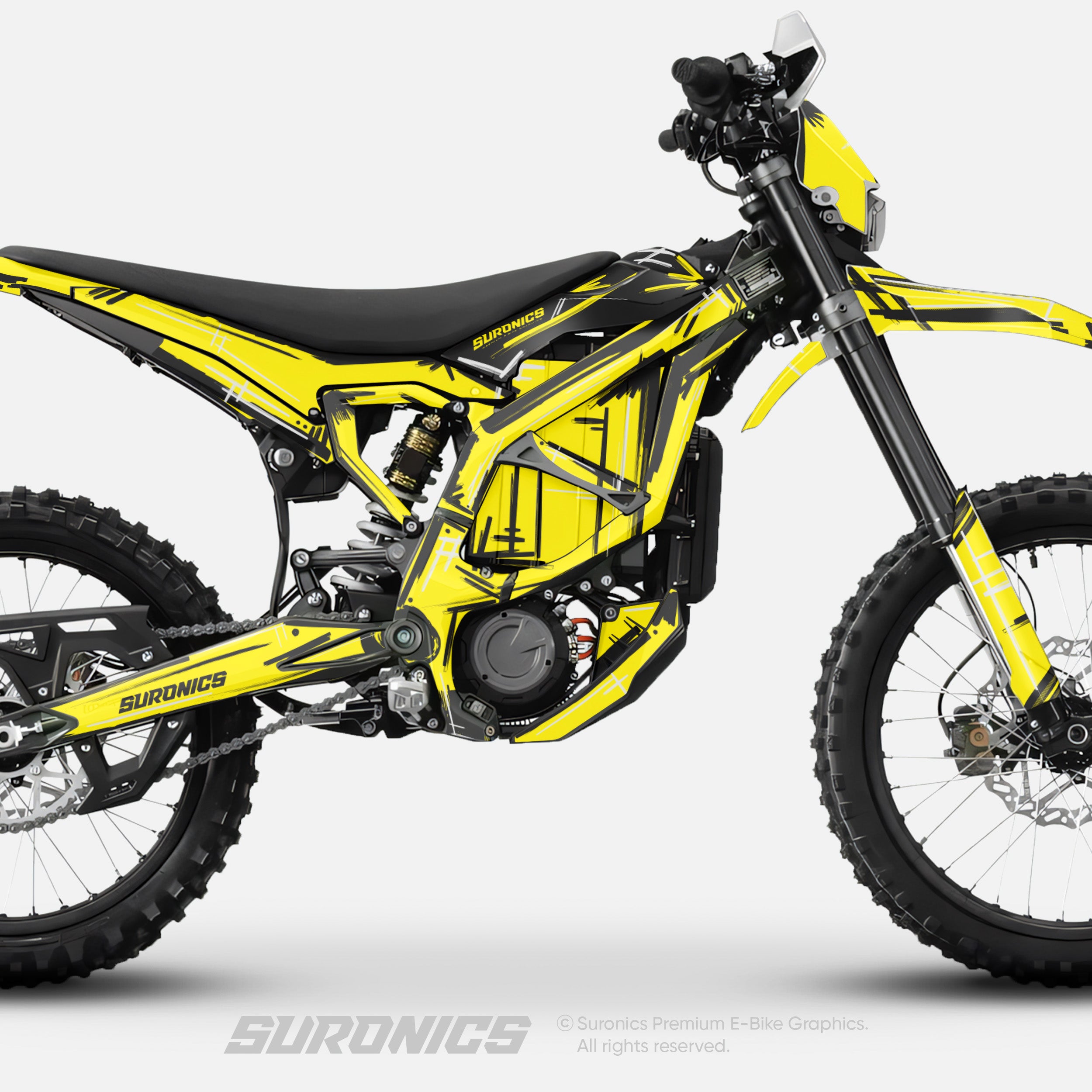 MARKER YELLOW Surron Ultra Bee Graphics kit