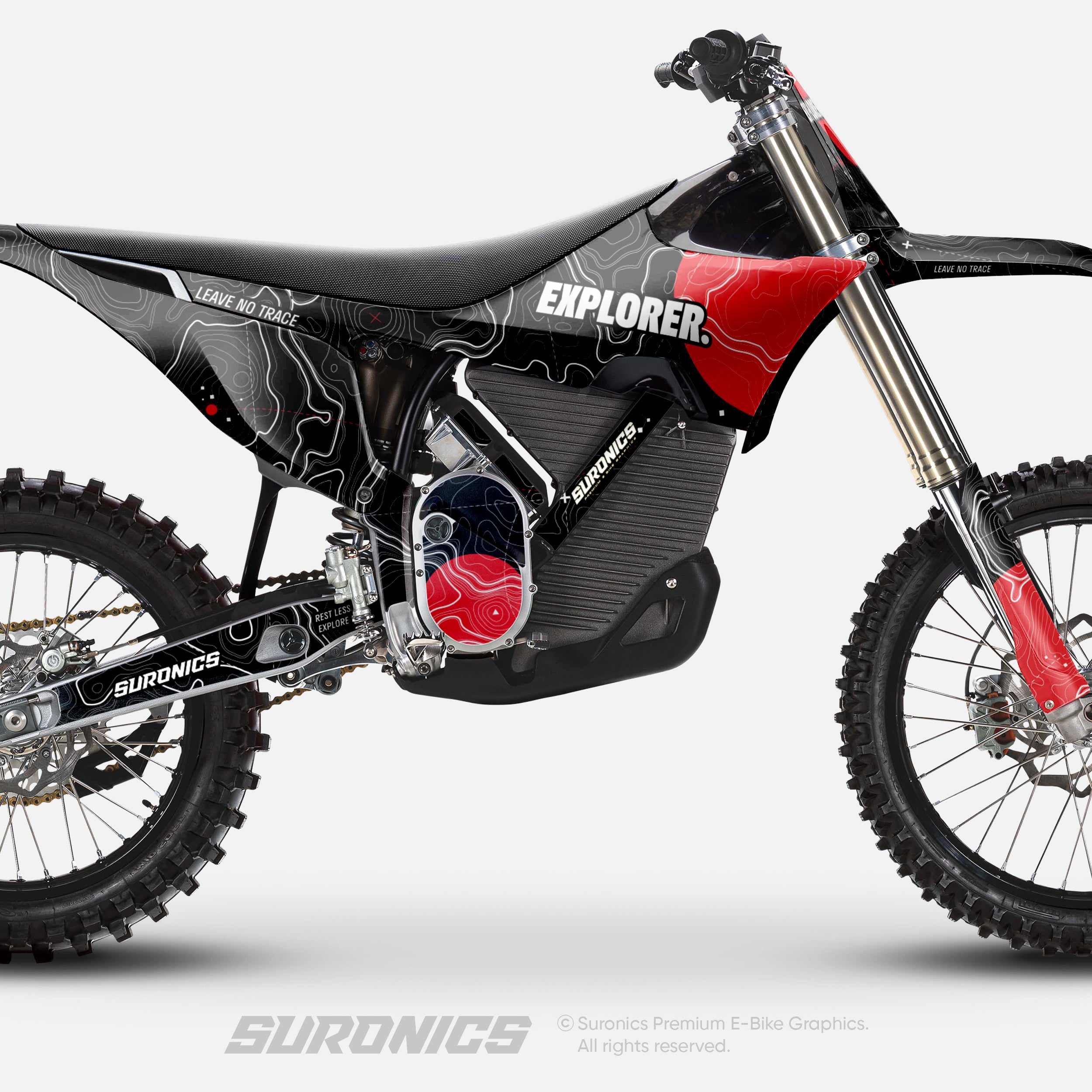 EXPLORER BLACK RED Stark Varg Graphics kit