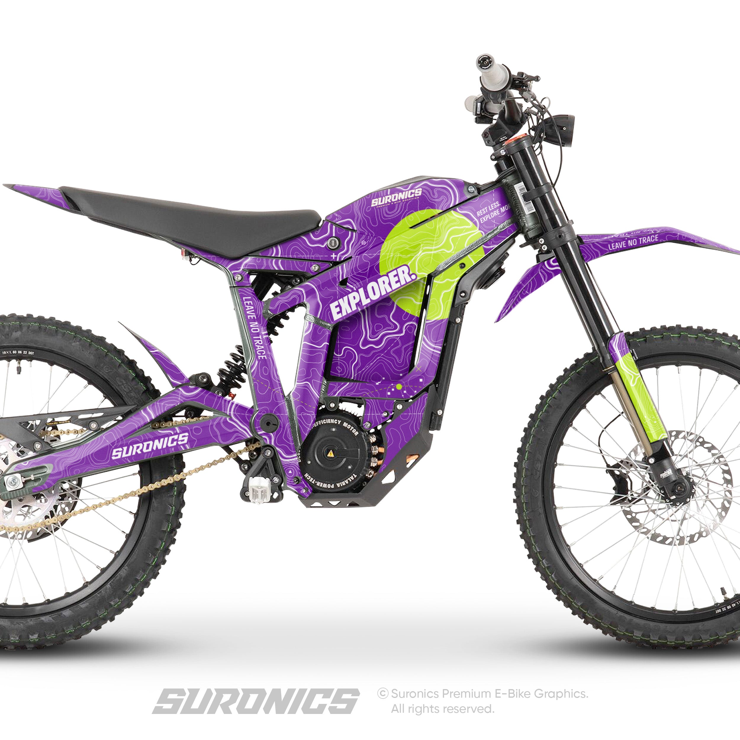 EXPLORER PURPLE GREEN Talaria Sting MX3 MX4 Graphics kit