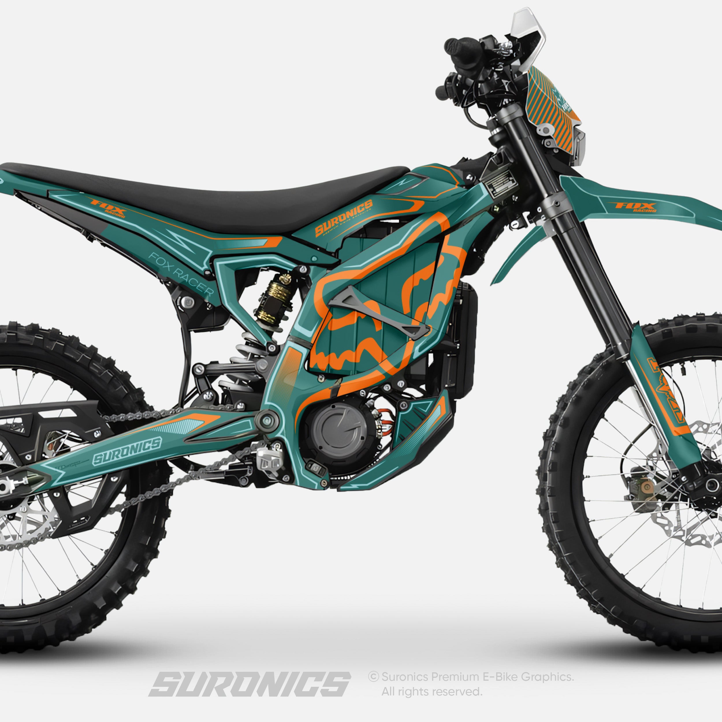 FOX RACER AVENTUR ORANGE Surron Ultra Bee Graphics kit