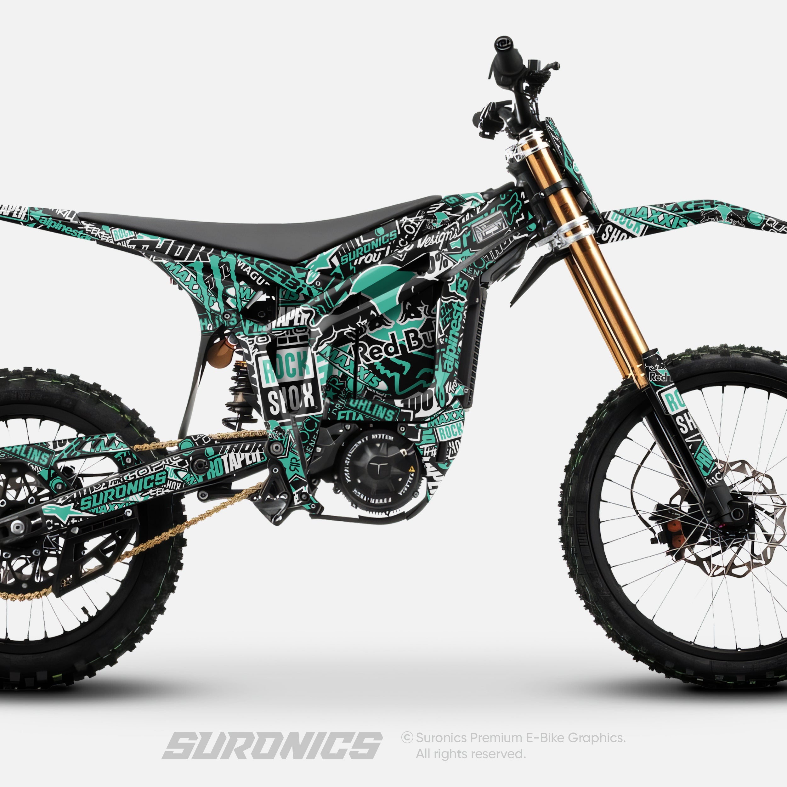 STICKY BLACK MINT Talaria Komodo Graphics kit