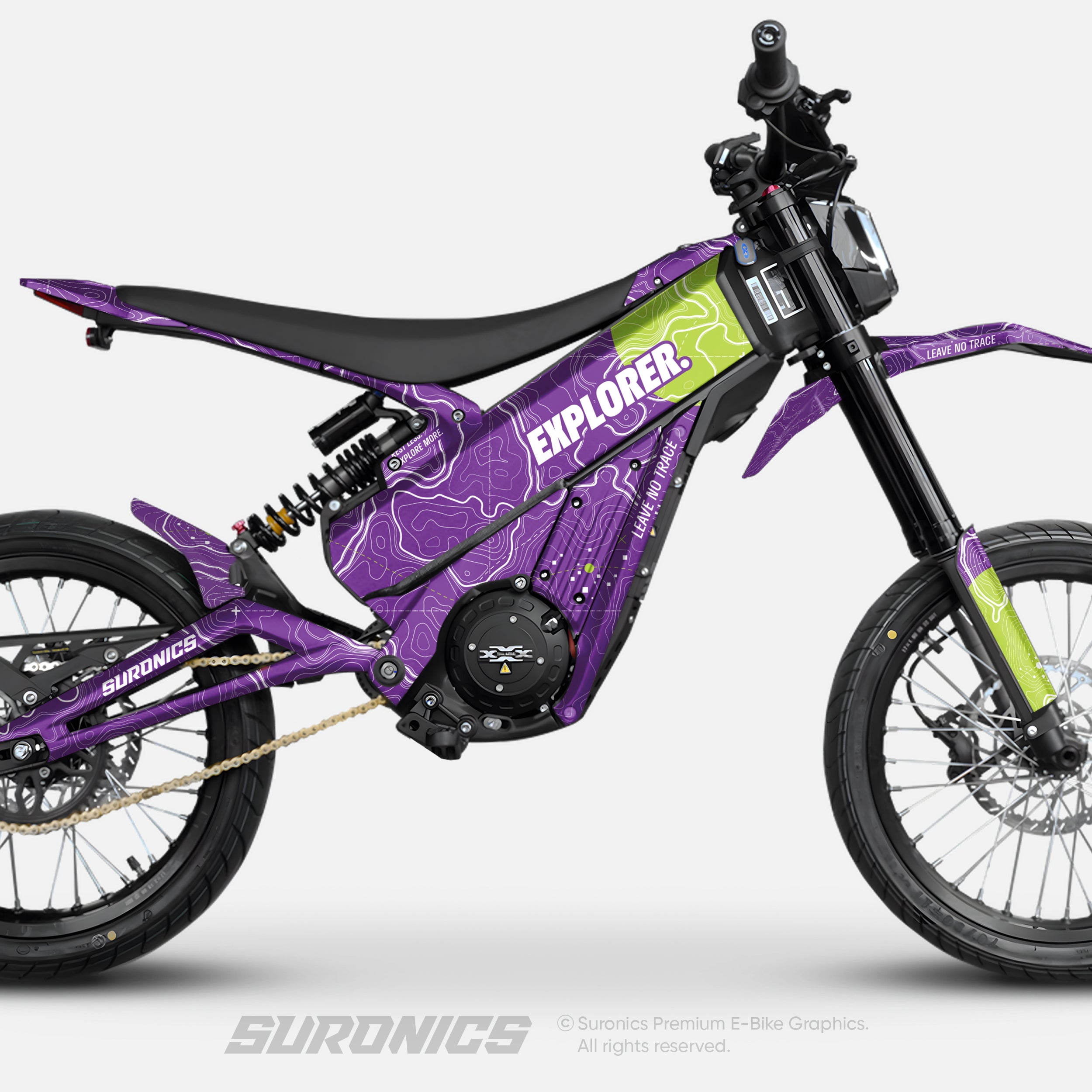 EXPLORER PURPLE GREEN Talaria XXX Graphics kit