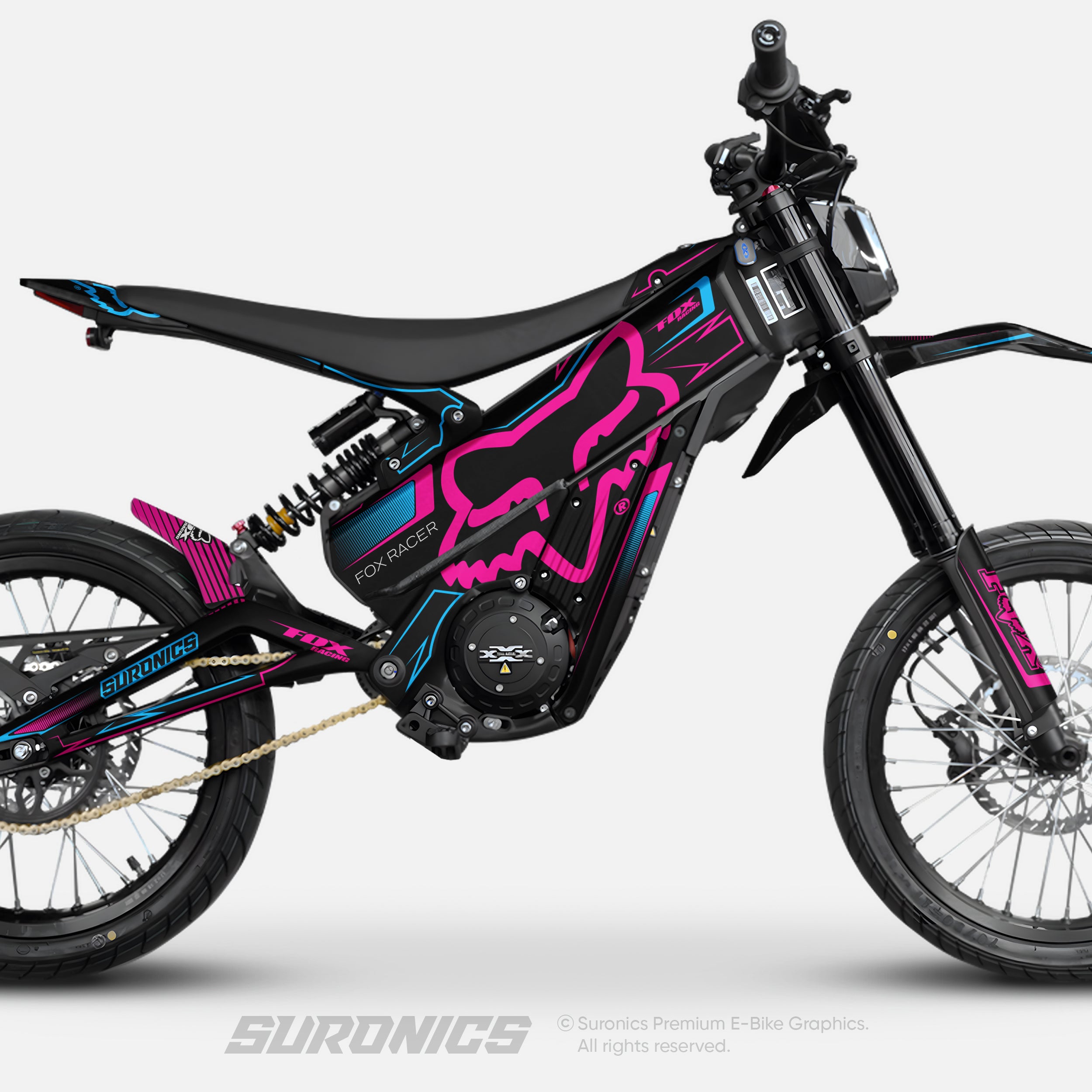 FOX RACER BLACK MAGENTA Talaria XXX Graphics kit