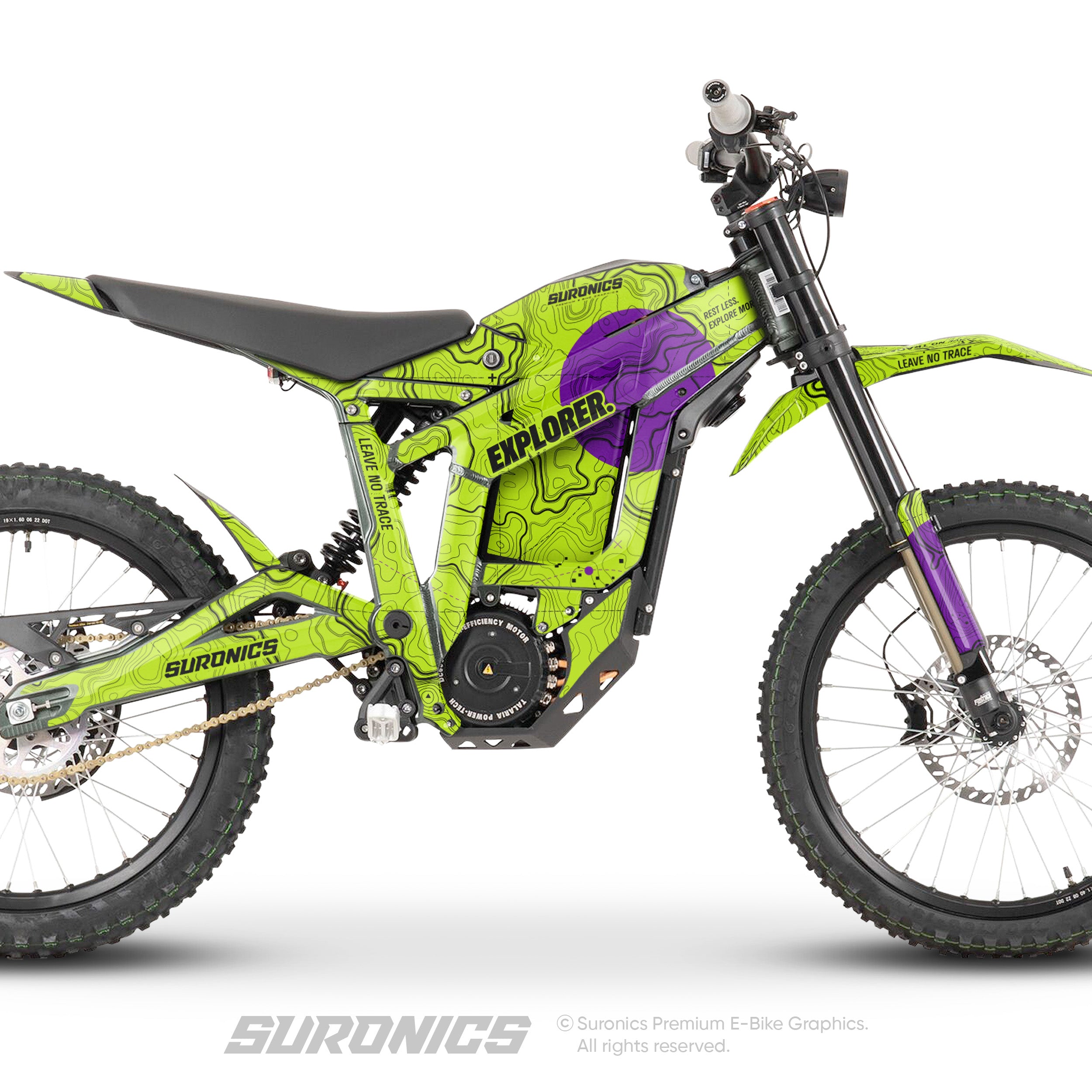 EXPLORER GREEN PURPLE Talaria Sting MX3 MX4 Graphics kit