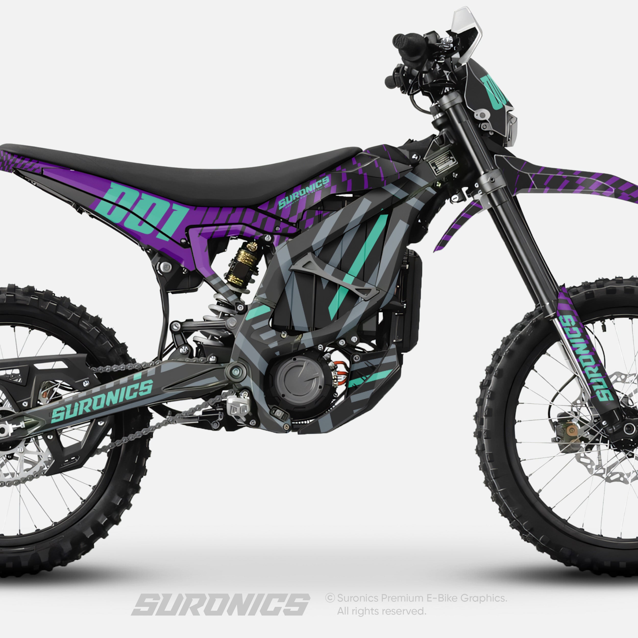 FUTURACE PURPLE MINT Surron Ultra Bee Graphics kit