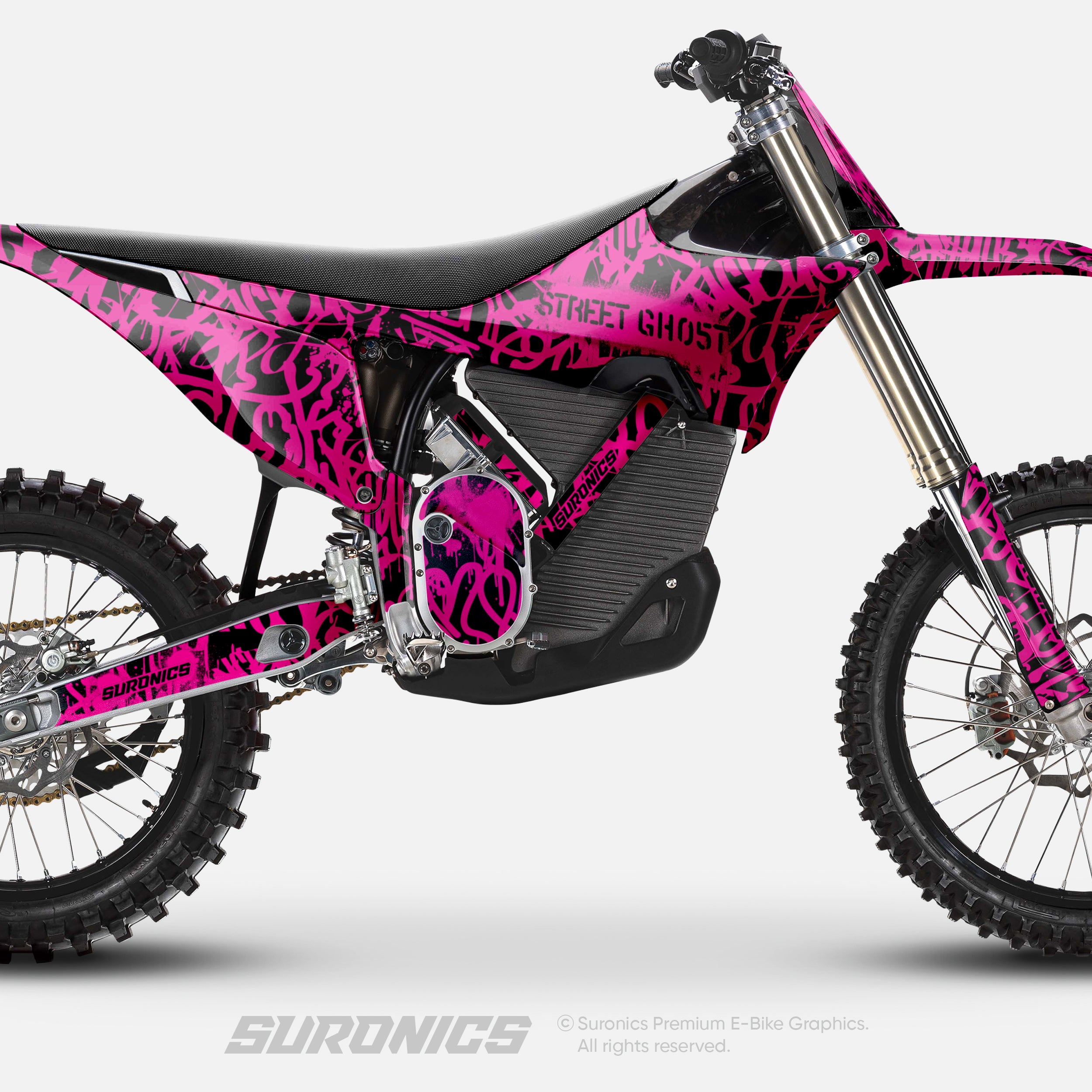 STREET GHOST BLACK MAGENTA Stark Varg Graphics kit