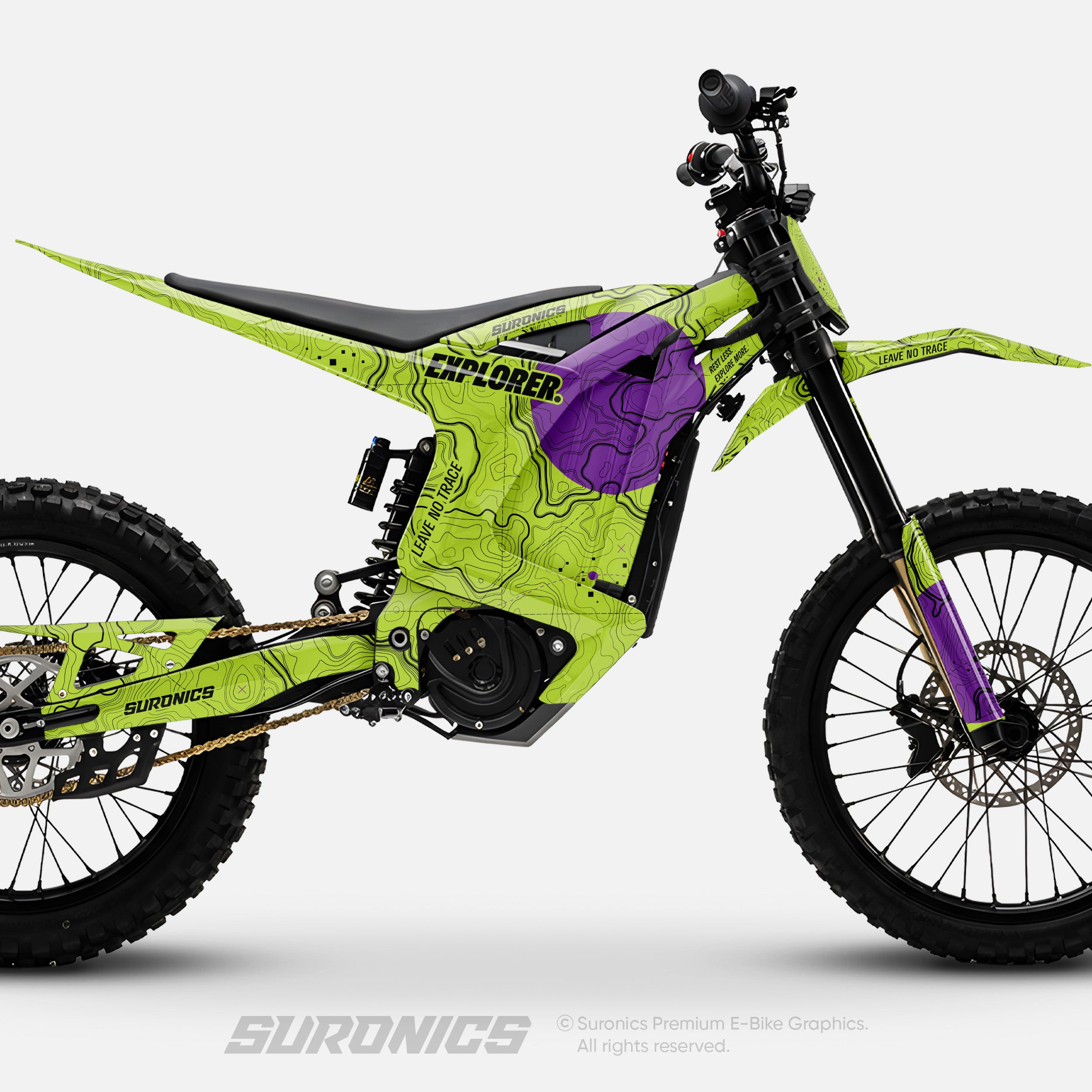 EXPLORER GREEN PURPLE Arctic Leopard XE Graphics kit