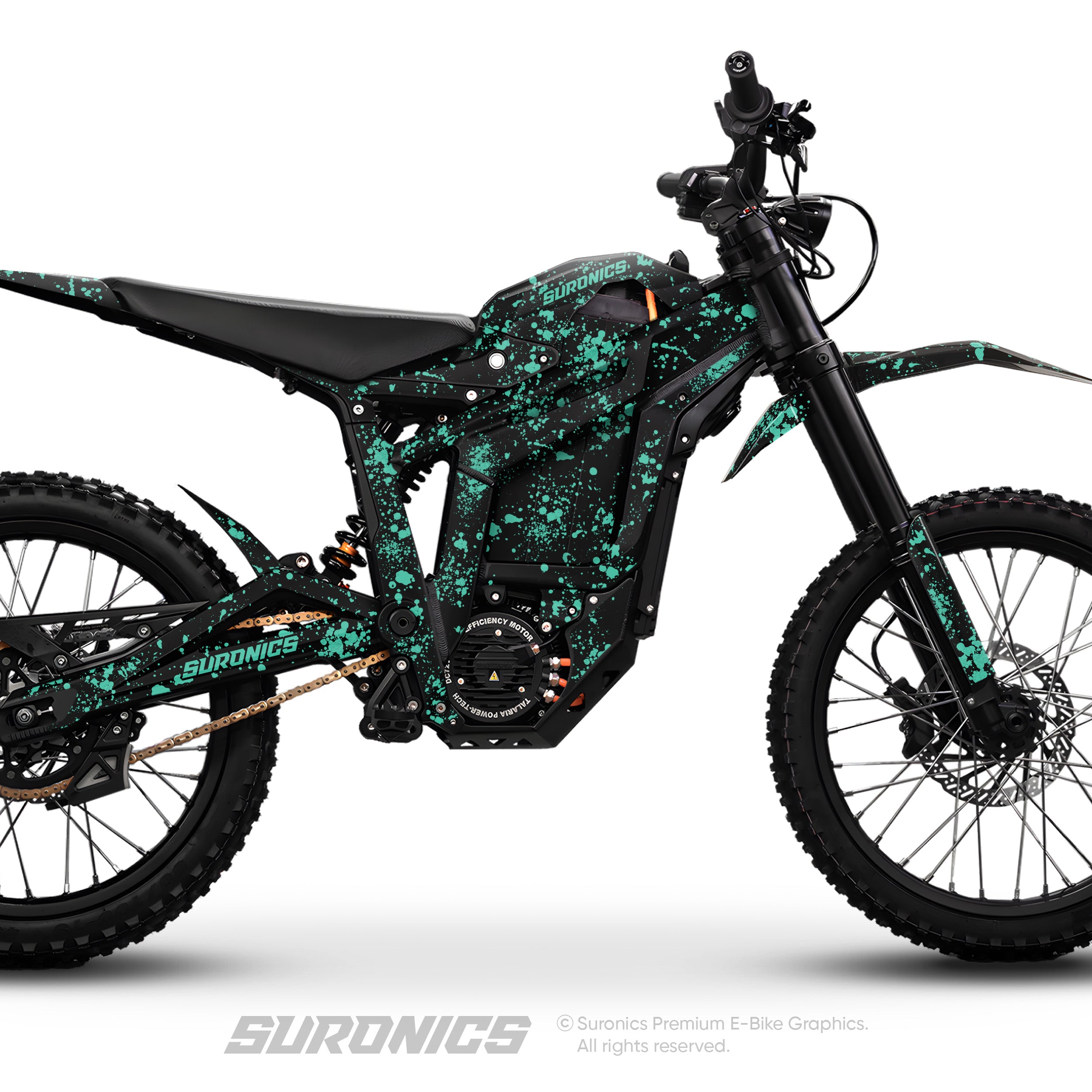 SPLATTER BLACK MINT Talaria Sting MX5 PRO Graphics kit