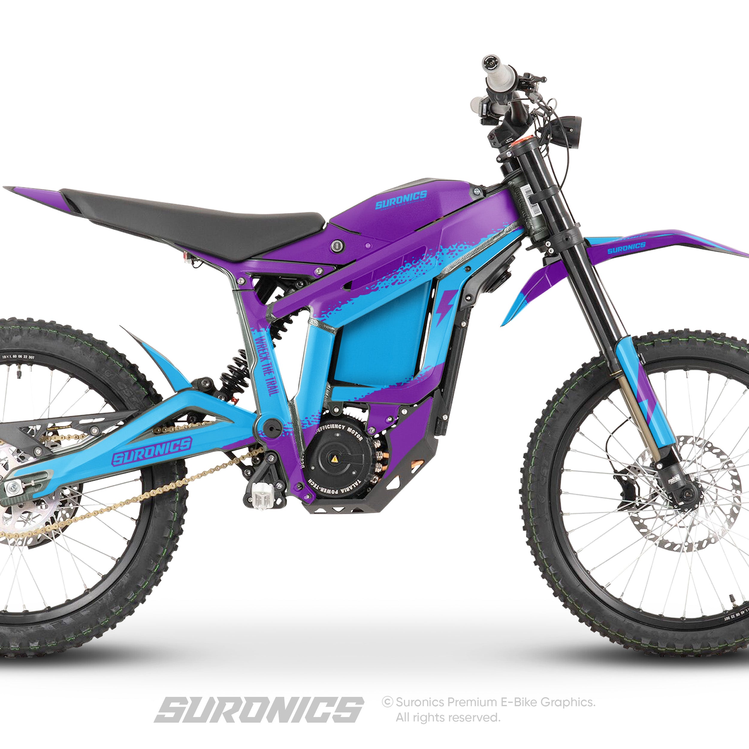 HALF PURPLE CYAN Talaria Sting MX3 MX4 Graphics kit
