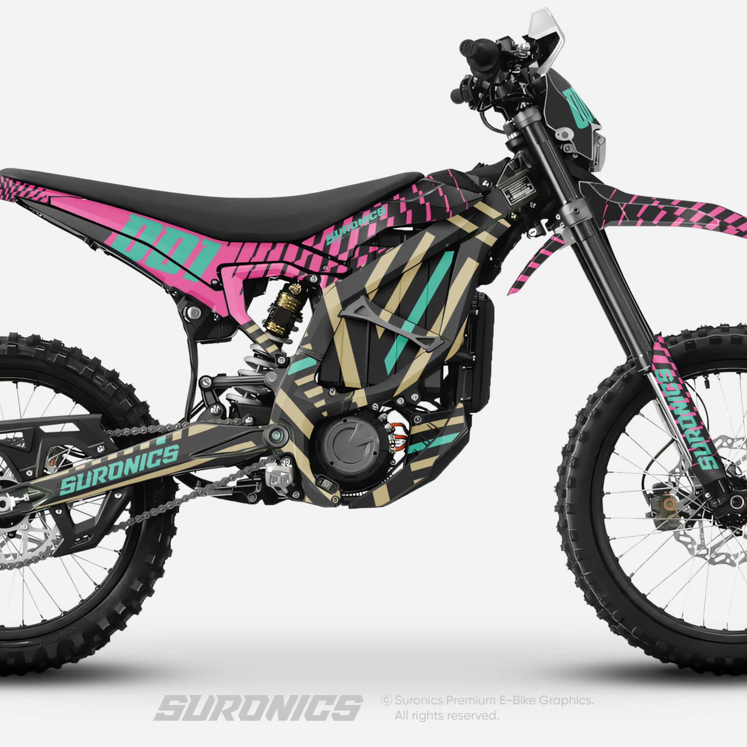 FUTURACE PINK MINT Surron Ultra Bee Graphics kit