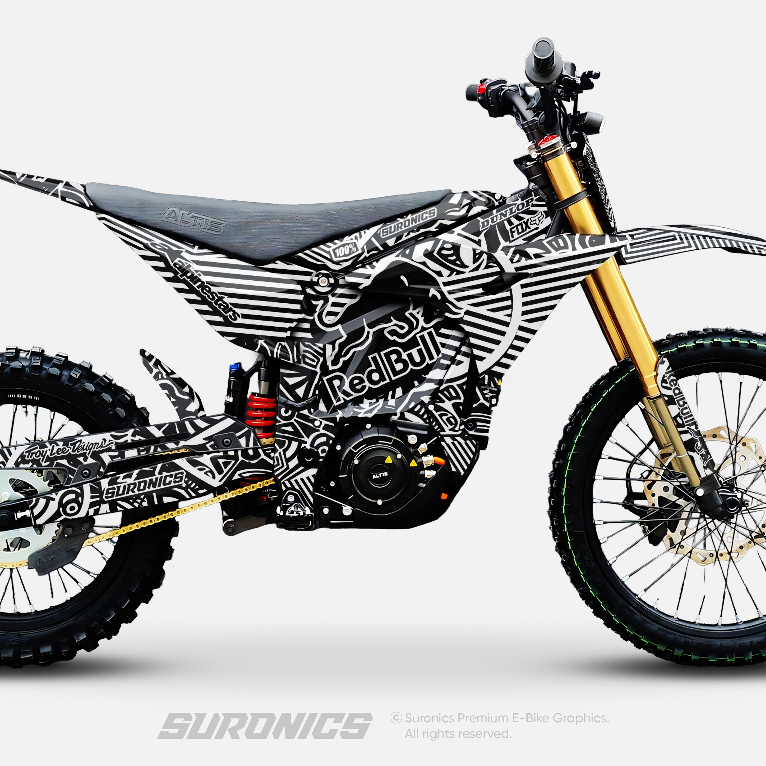 RACE ART BLACK WHITE Altis Sigma Graphics kit