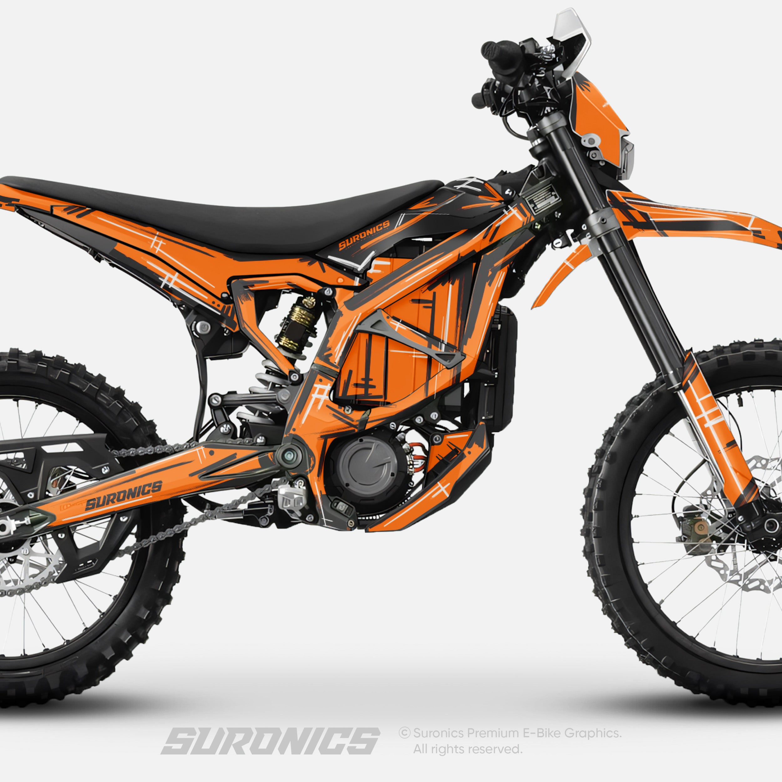 MARKER ORANGE Surron Ultra Bee Graphics kit