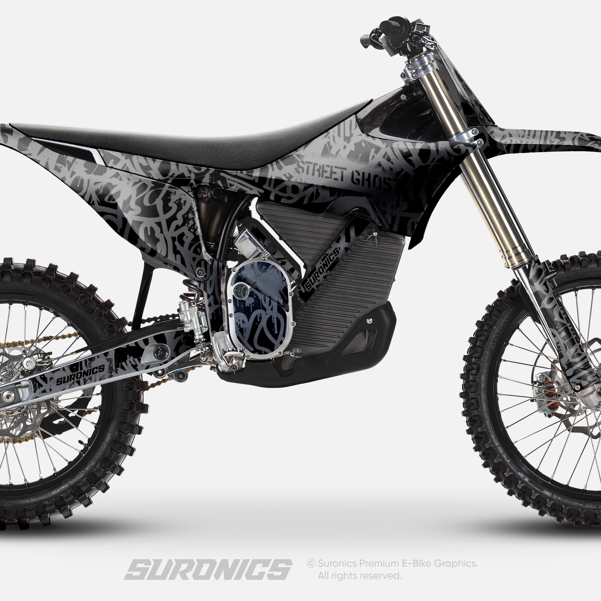 STREET GHOST BLACK GREY Stark Varg Graphics kit