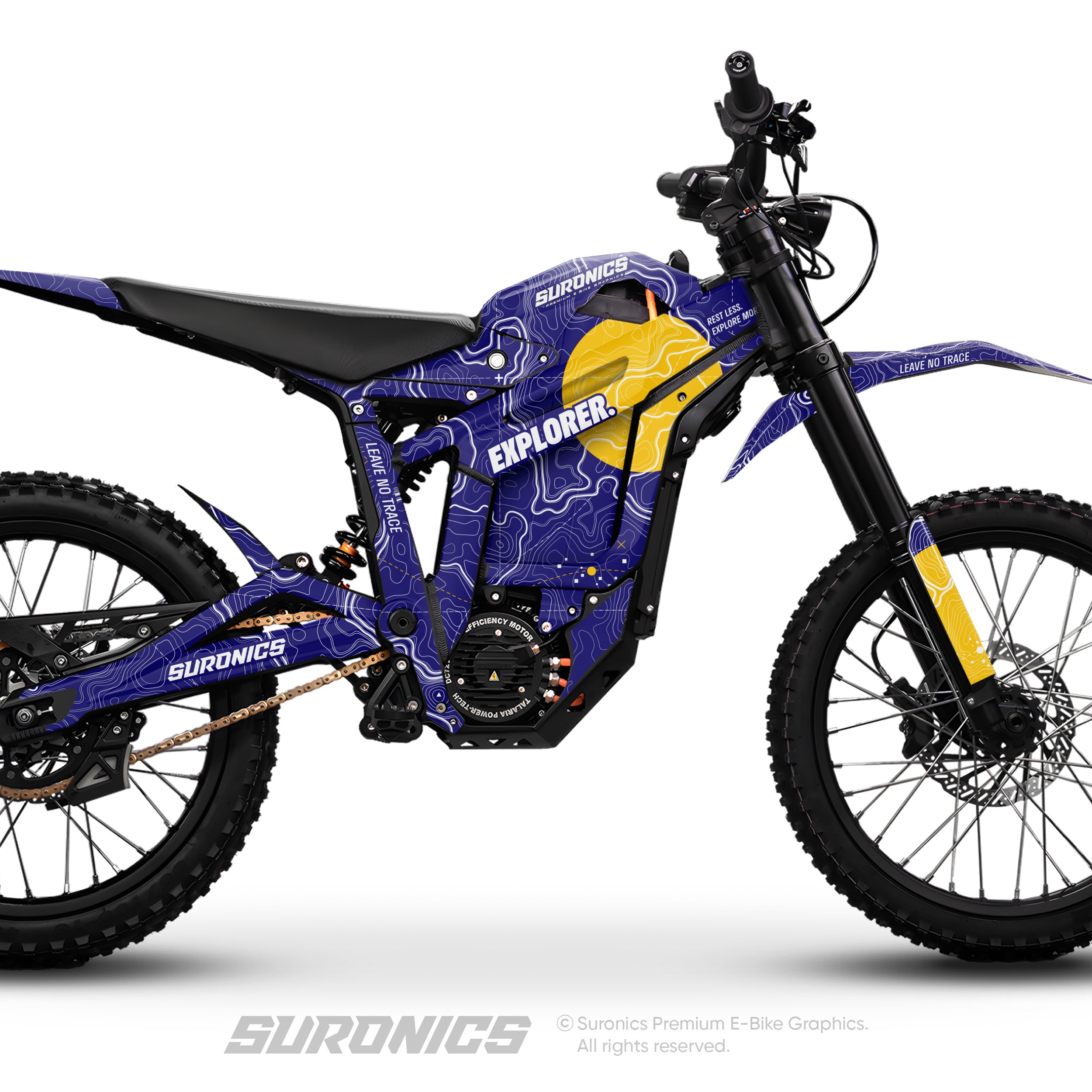 EXPLORER NAVY YELLOW Talaria Sting MX5 PRO Graphics kit