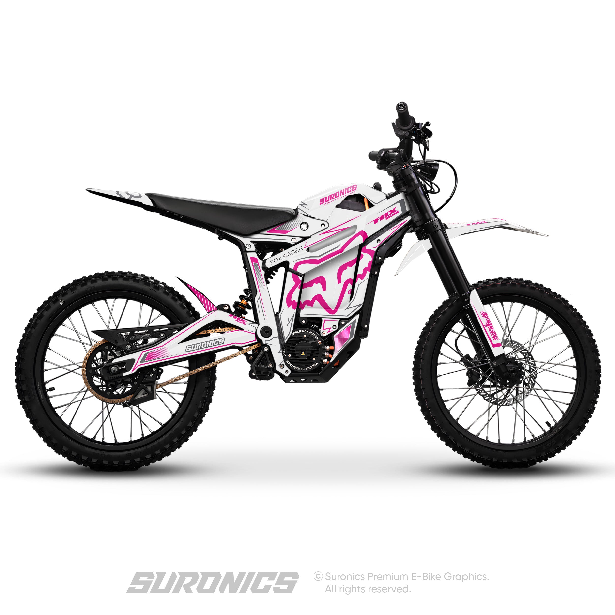 FOX RACER WHITE MAGENTA Talaria Sting MX5 PRO Graphics kit