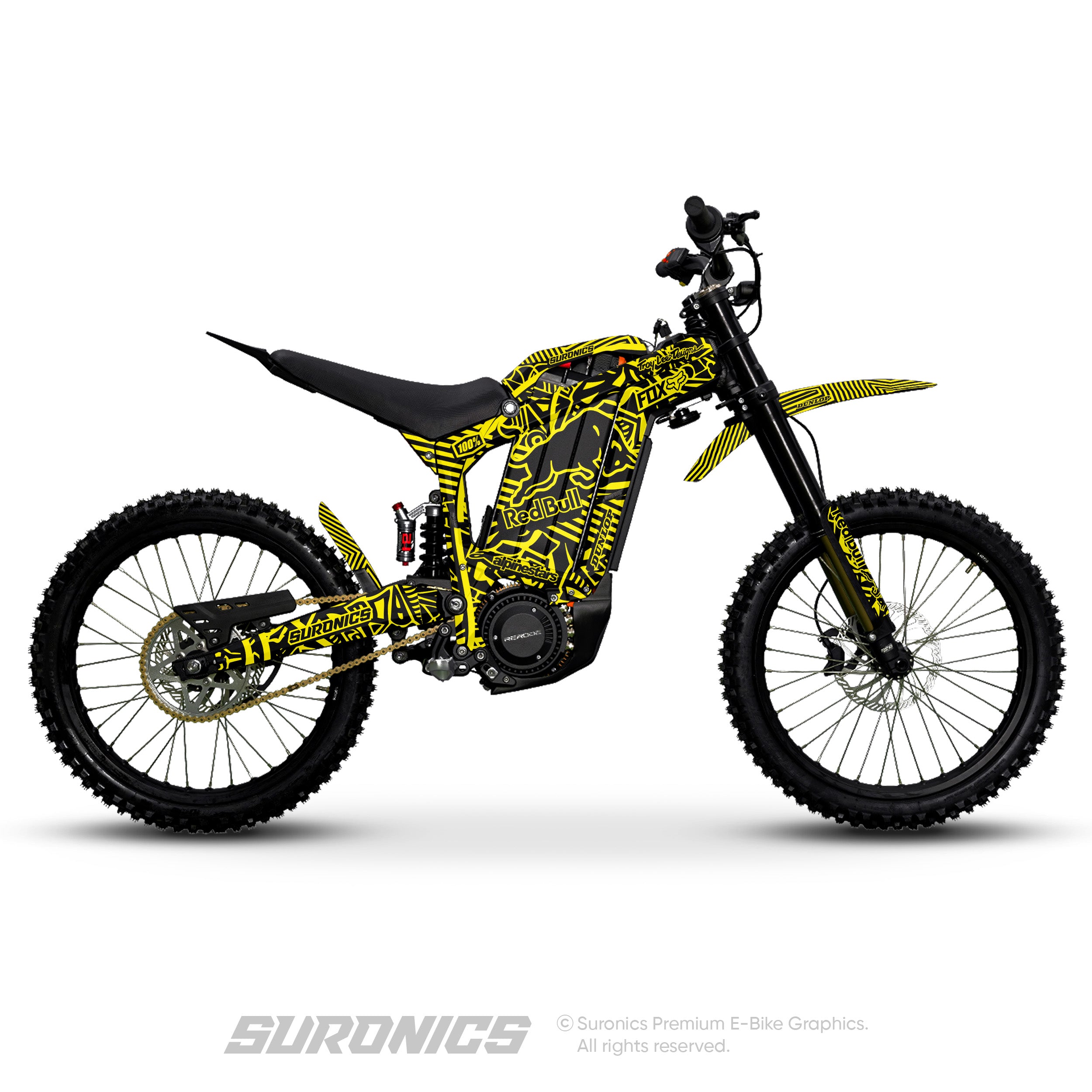 RACE ART BLACK YELLOW Rerode R1 Graphics kit