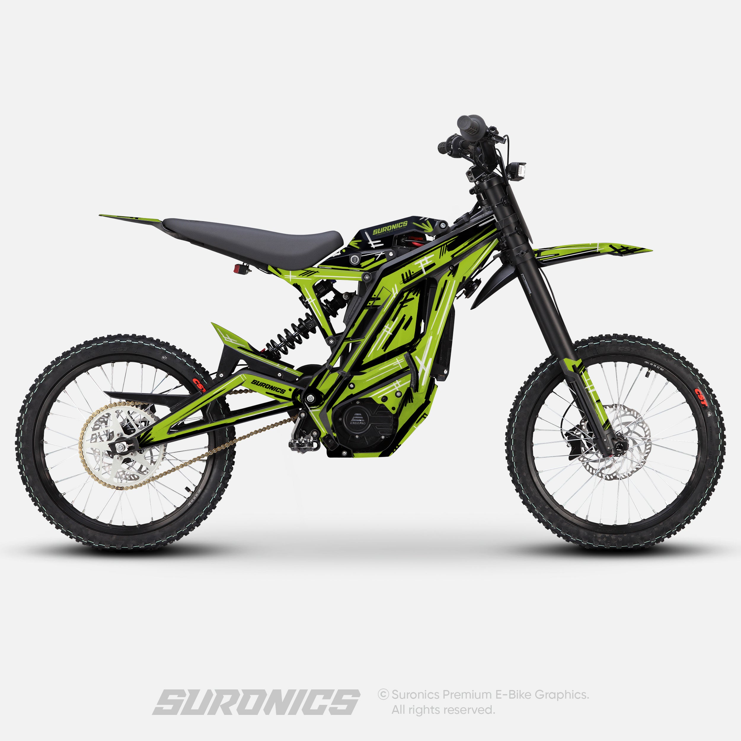 MARKER GREEN Eride Pro SS SR Graphics kit