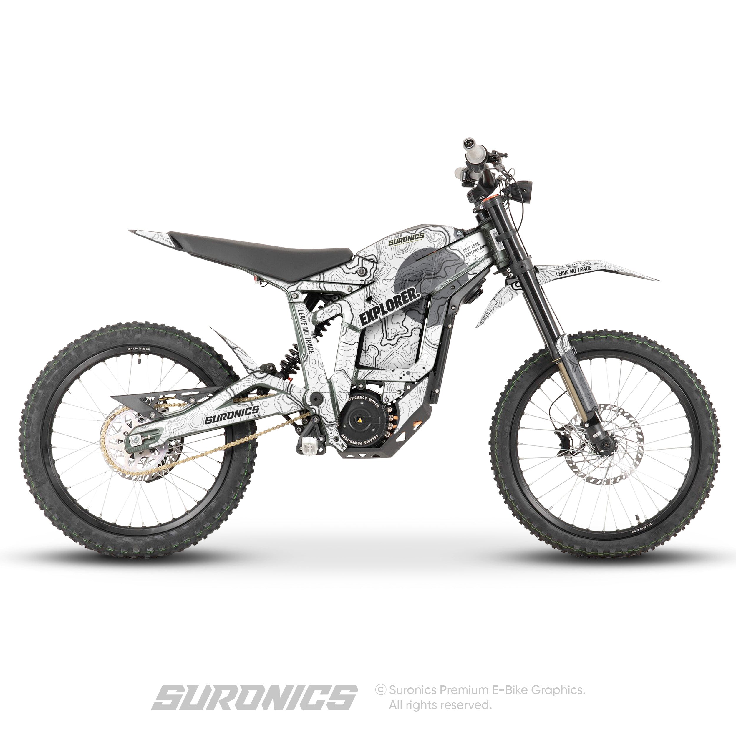 EXPLORER WHITE GREY Talaria Sting MX3 MX4 Graphics kit
