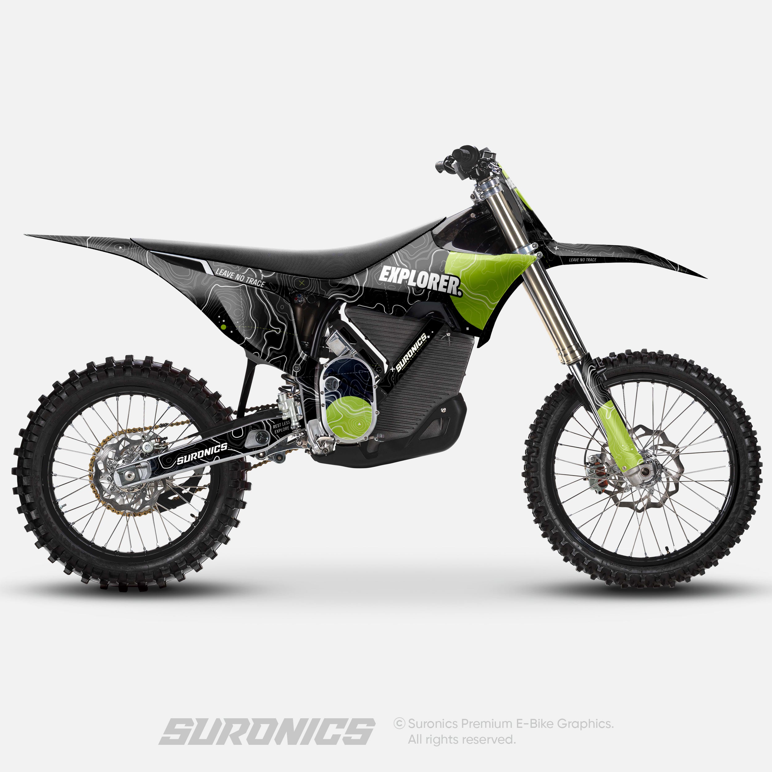 EXPLORER BLACK GREEN Stark Varg Graphics kit