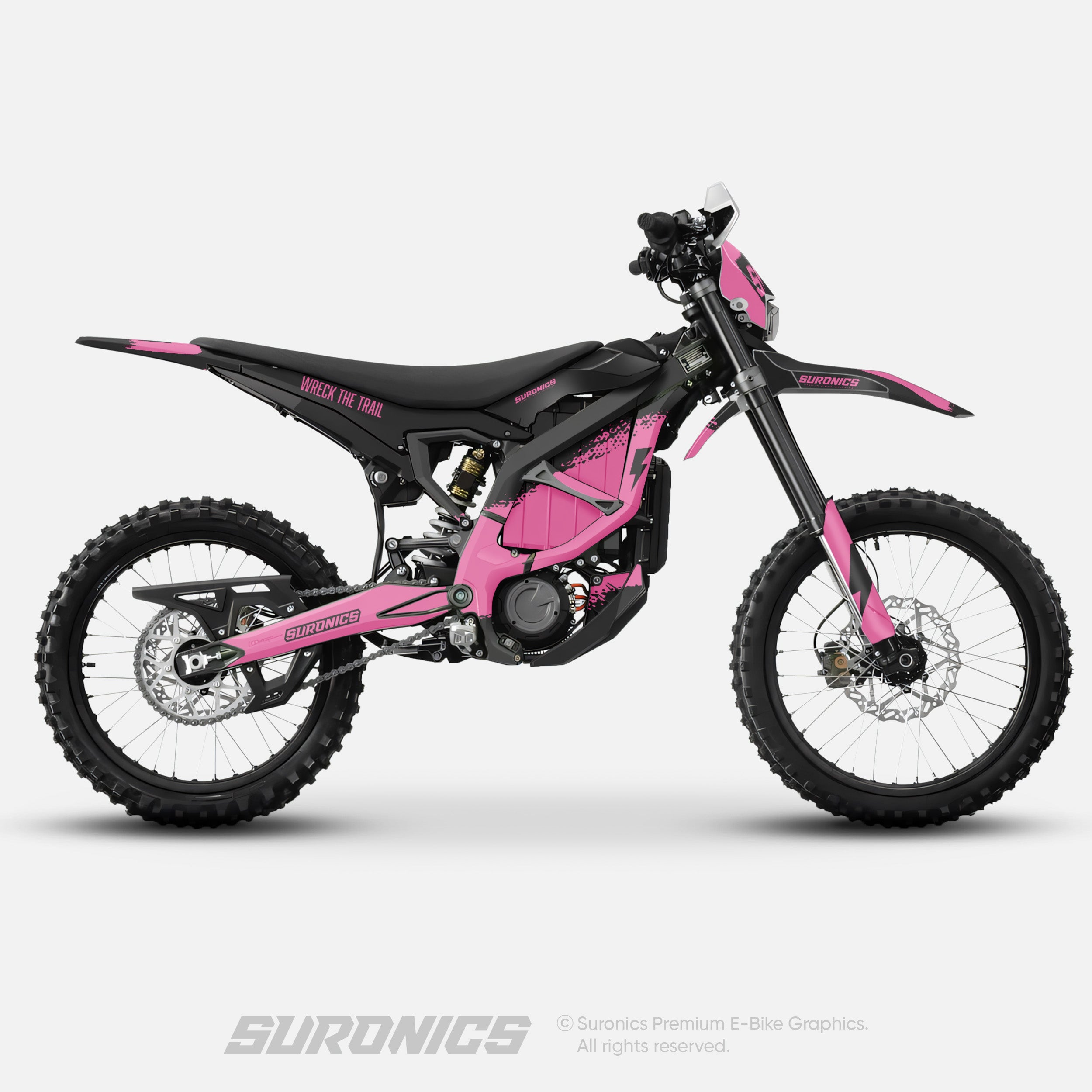 HALF BLACK PINK Surron Ultra Bee Graphics kit