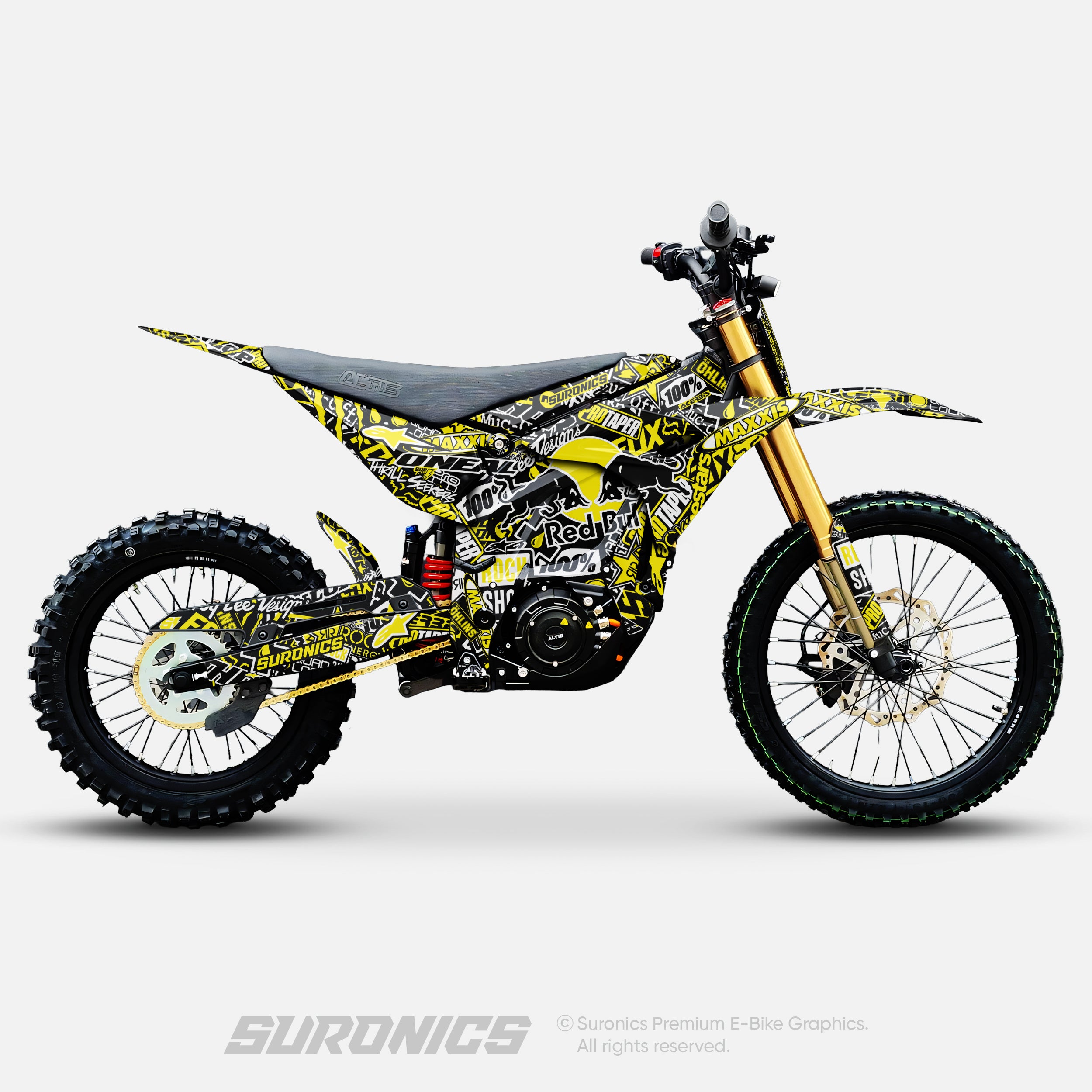 STICKY BLACK YELLOW Altis Sigma Graphics kit