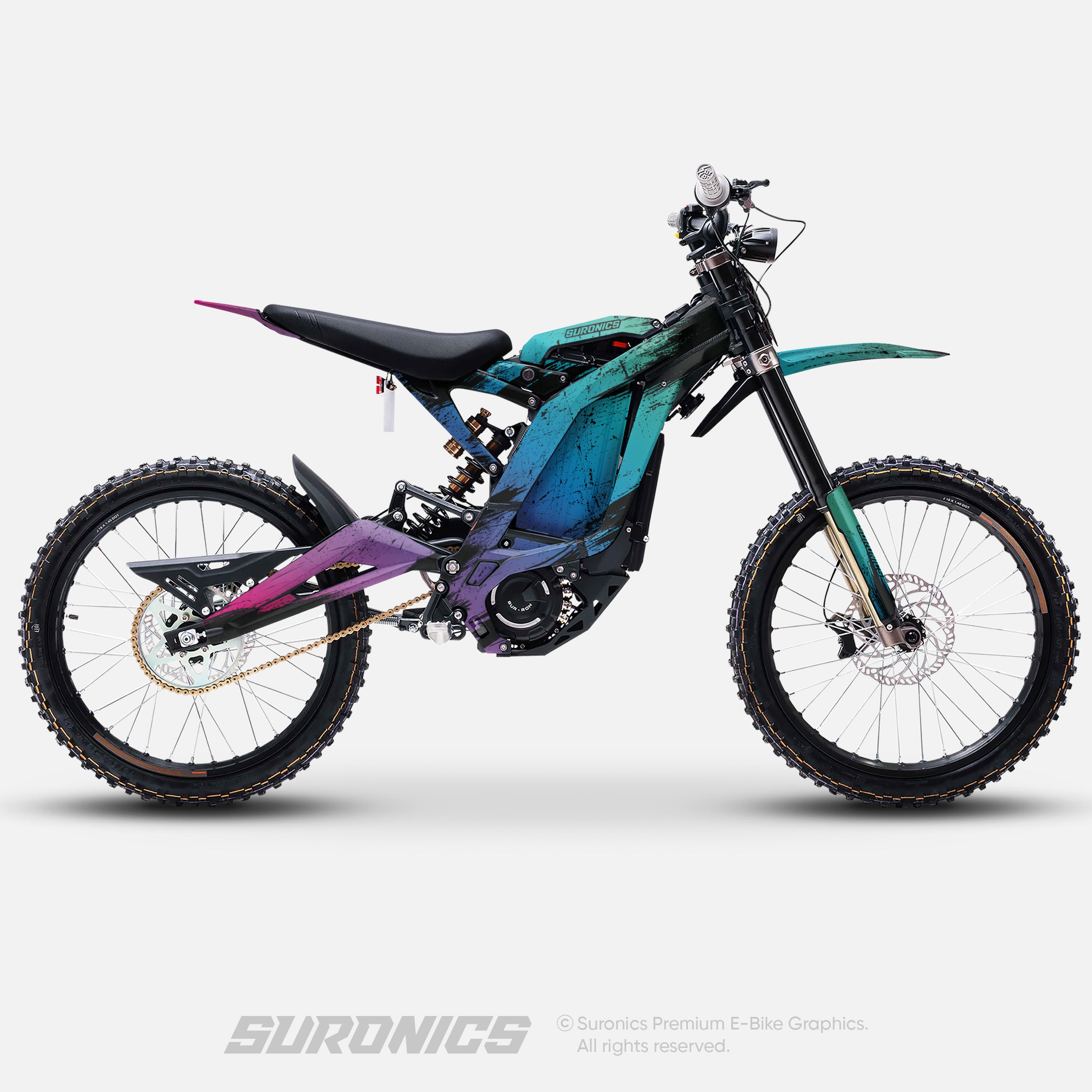 FADE MAGENTA MINT Surron Light Bee Graphics kit