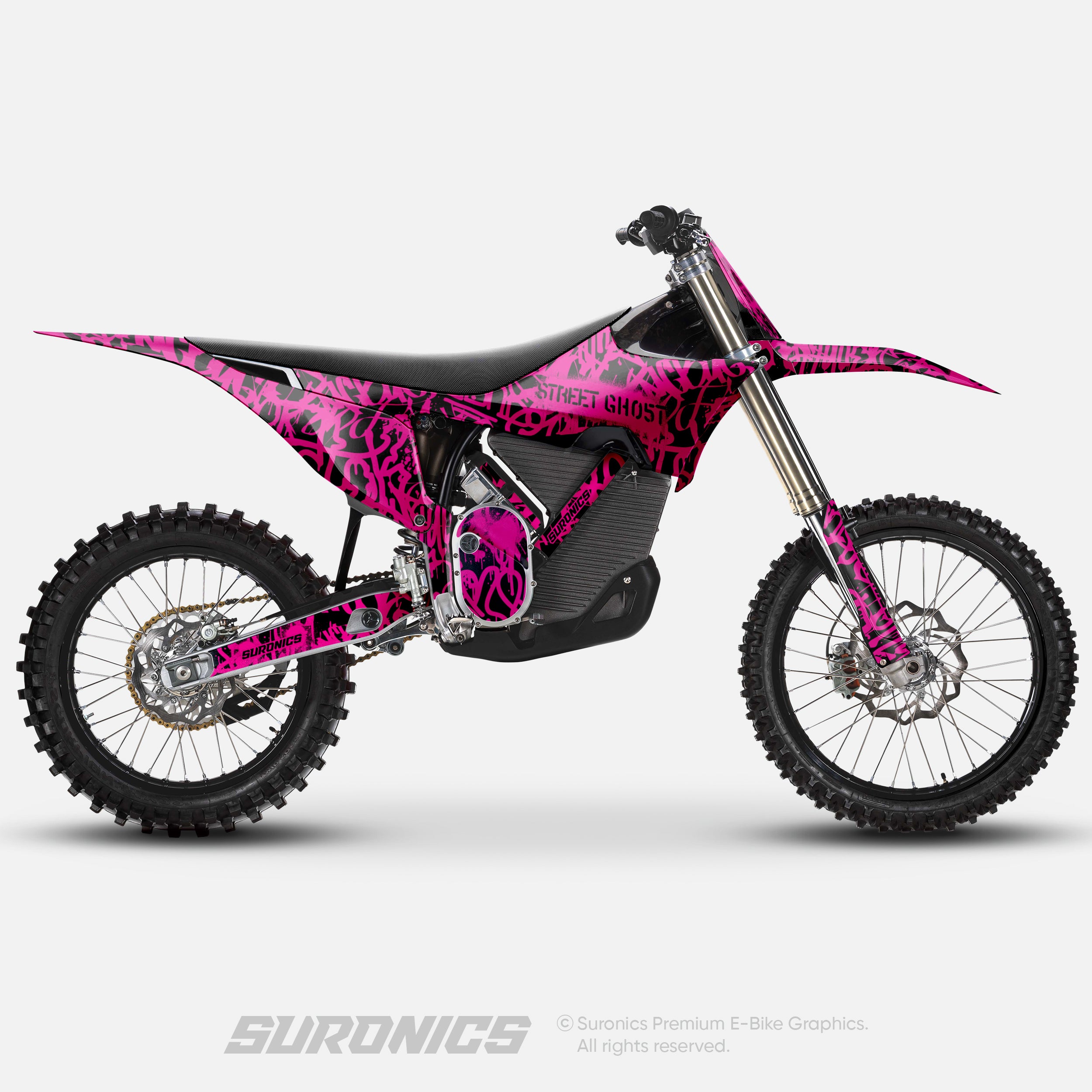 STREET GHOST BLACK MAGENTA Stark Varg Graphics kit