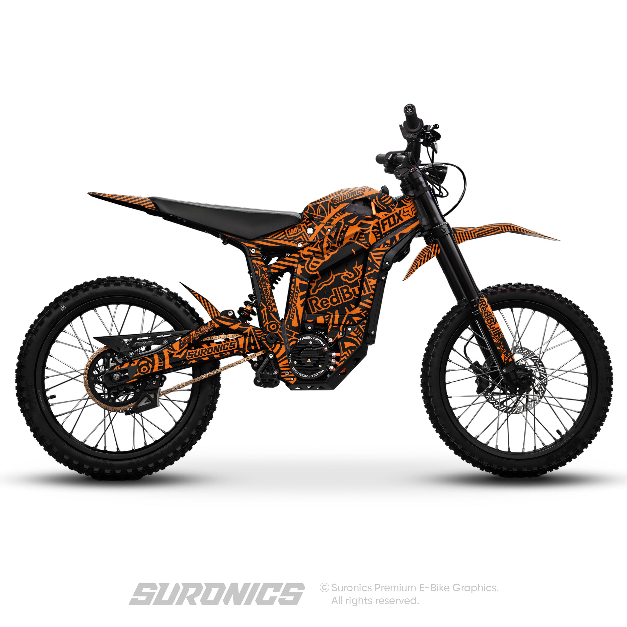 RACE ART BLACK ORANGE Talaria Sting MX5 PRO Graphics kit