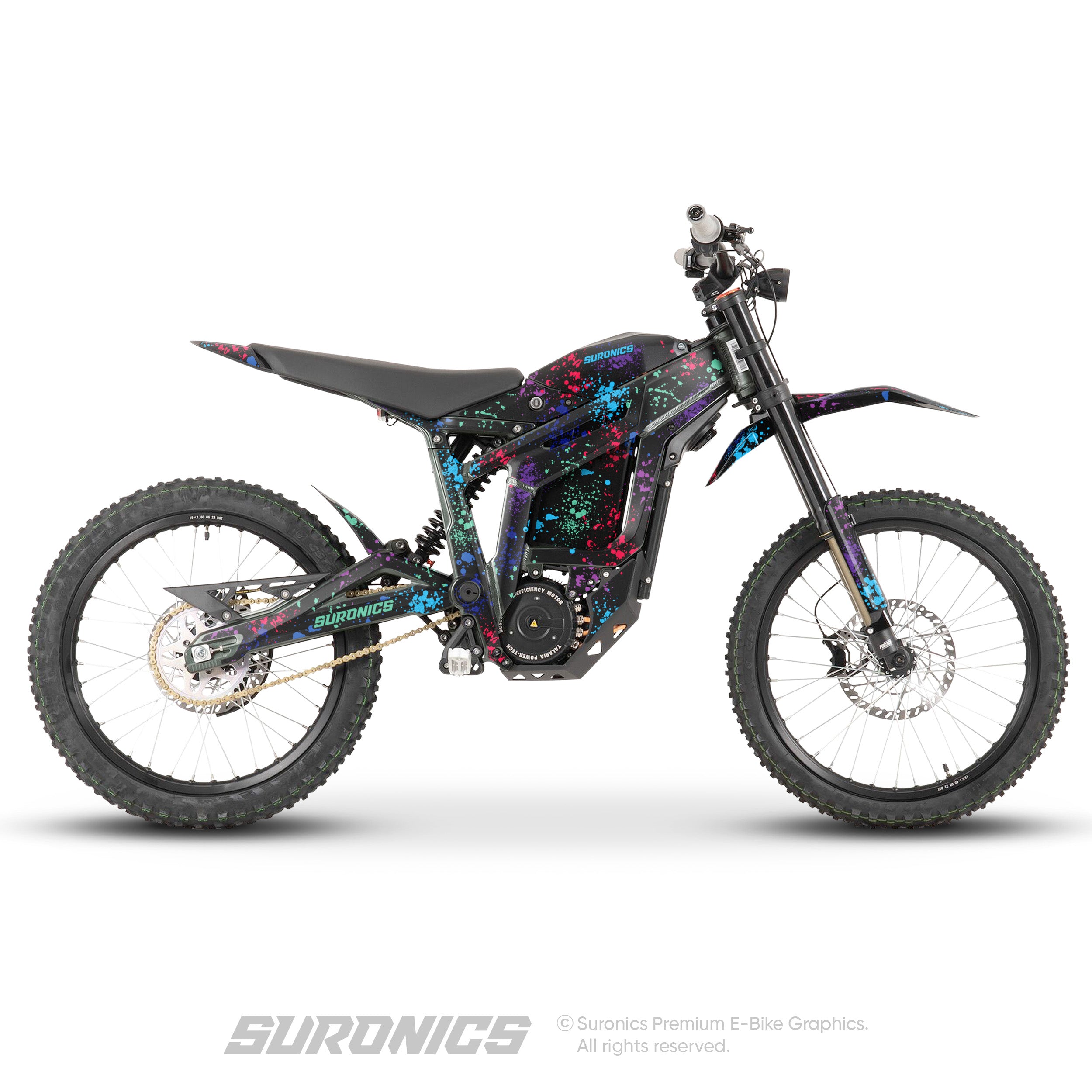 SPLATTER MULTICOLOR Talaria Sting MX3 MX4 Graphics kit