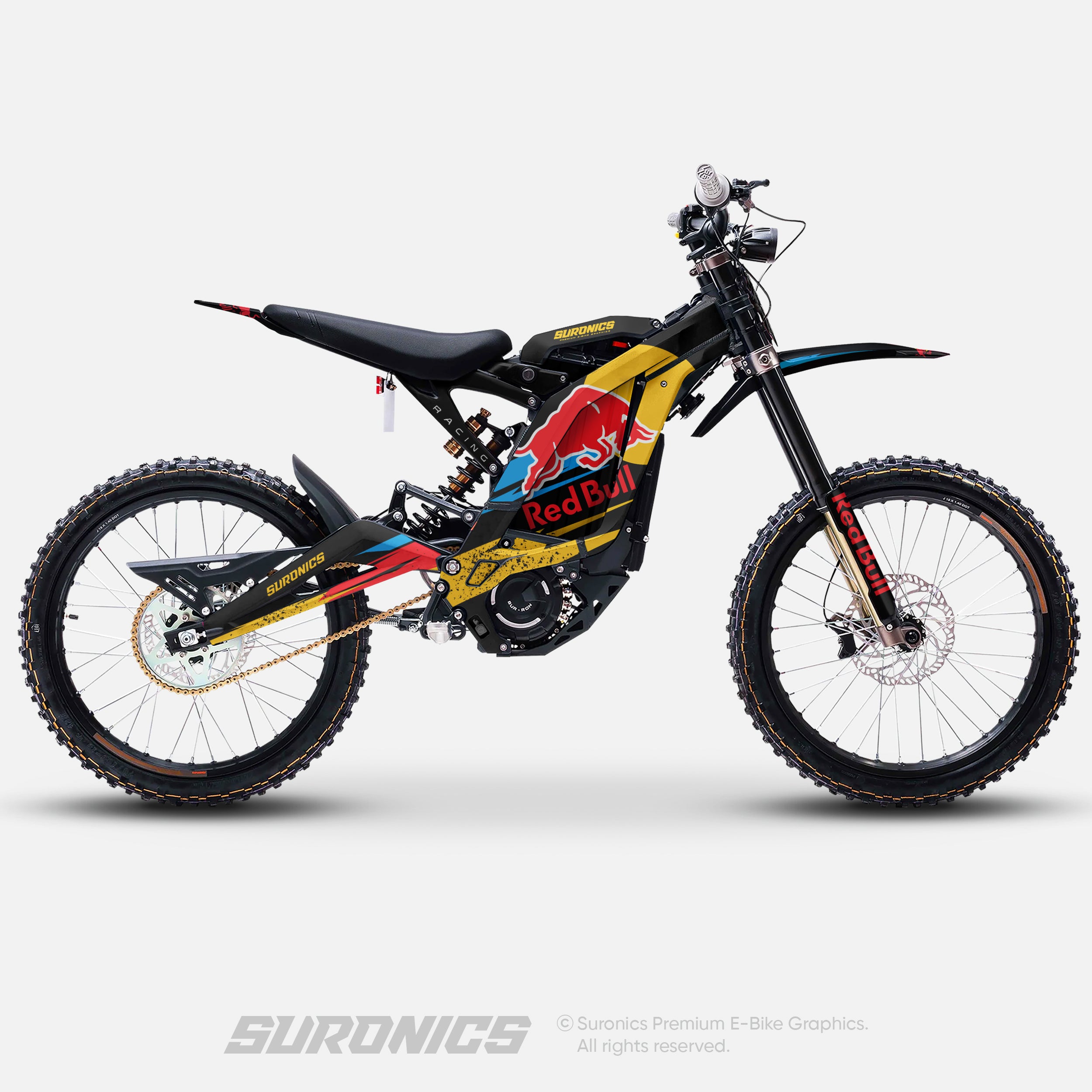 ORIGINAL BULL BLACK Surron Light Bee Graphics kit
