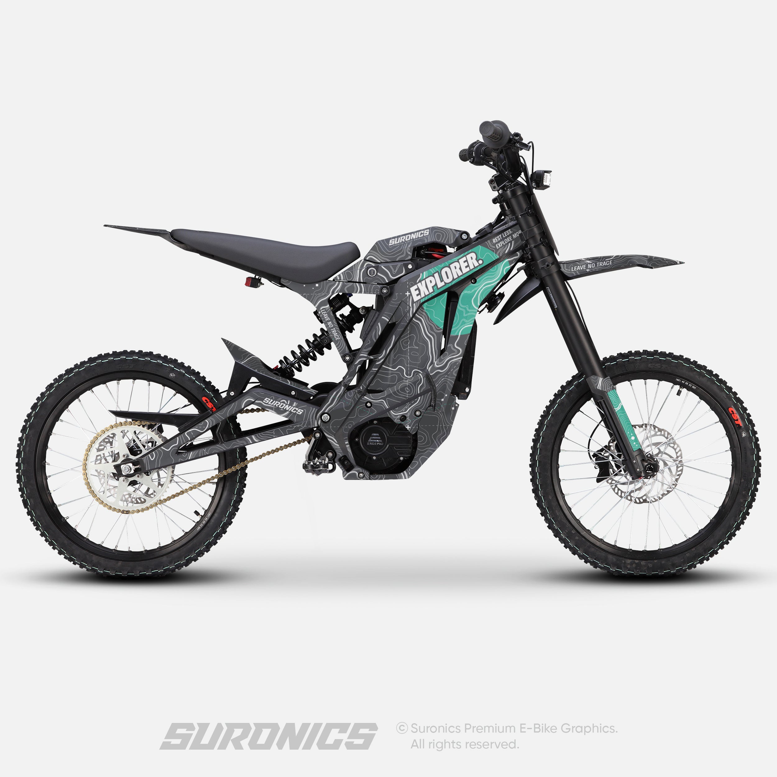 EXPLORER GREY MINT E-Ride Pro SS SR Graphics kit
