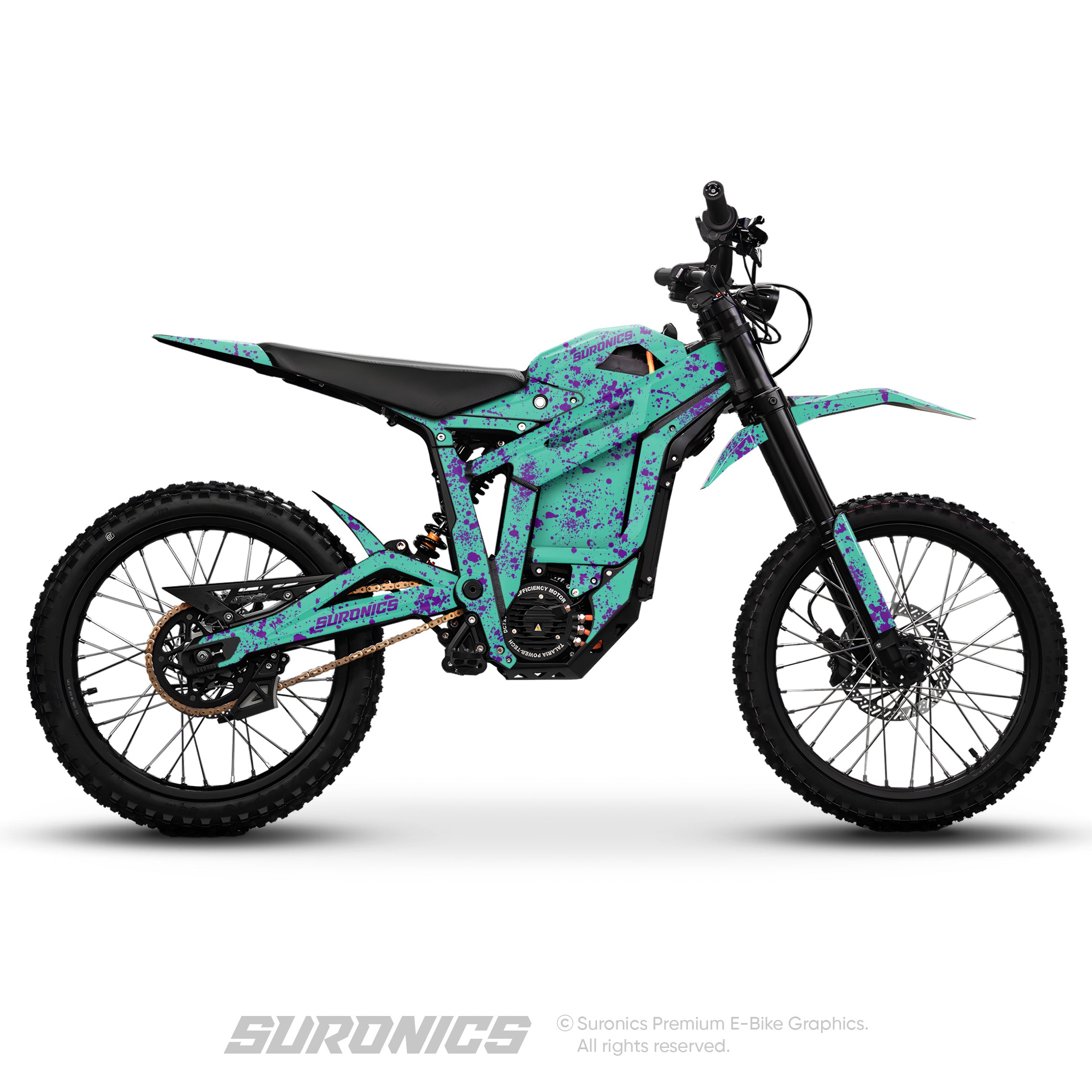 SPLATTER MINT PURPLE Talaria Sting MX5 PRO Graphics kit