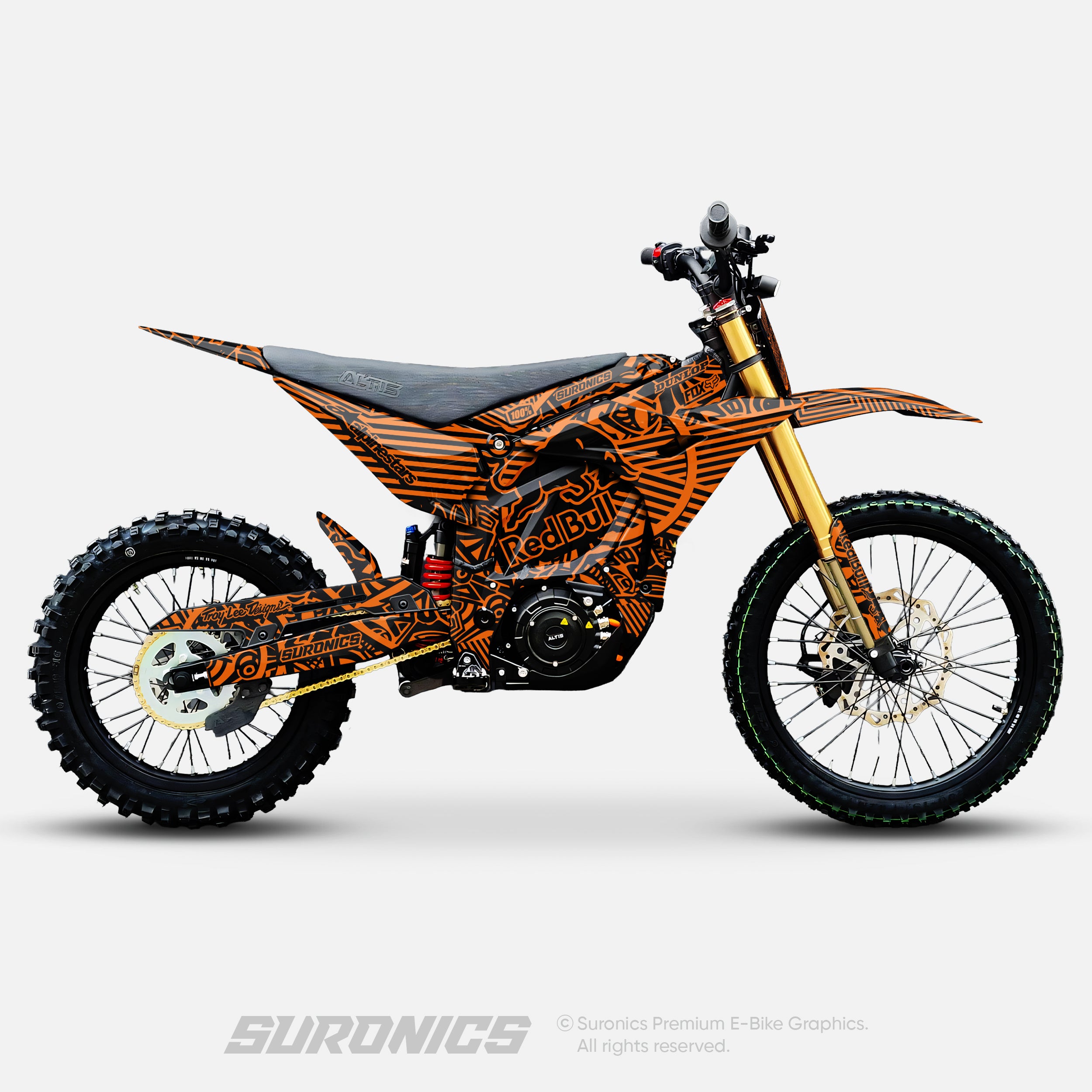 RACE ART BLACK ORANGE Altis Sigma Graphics kit