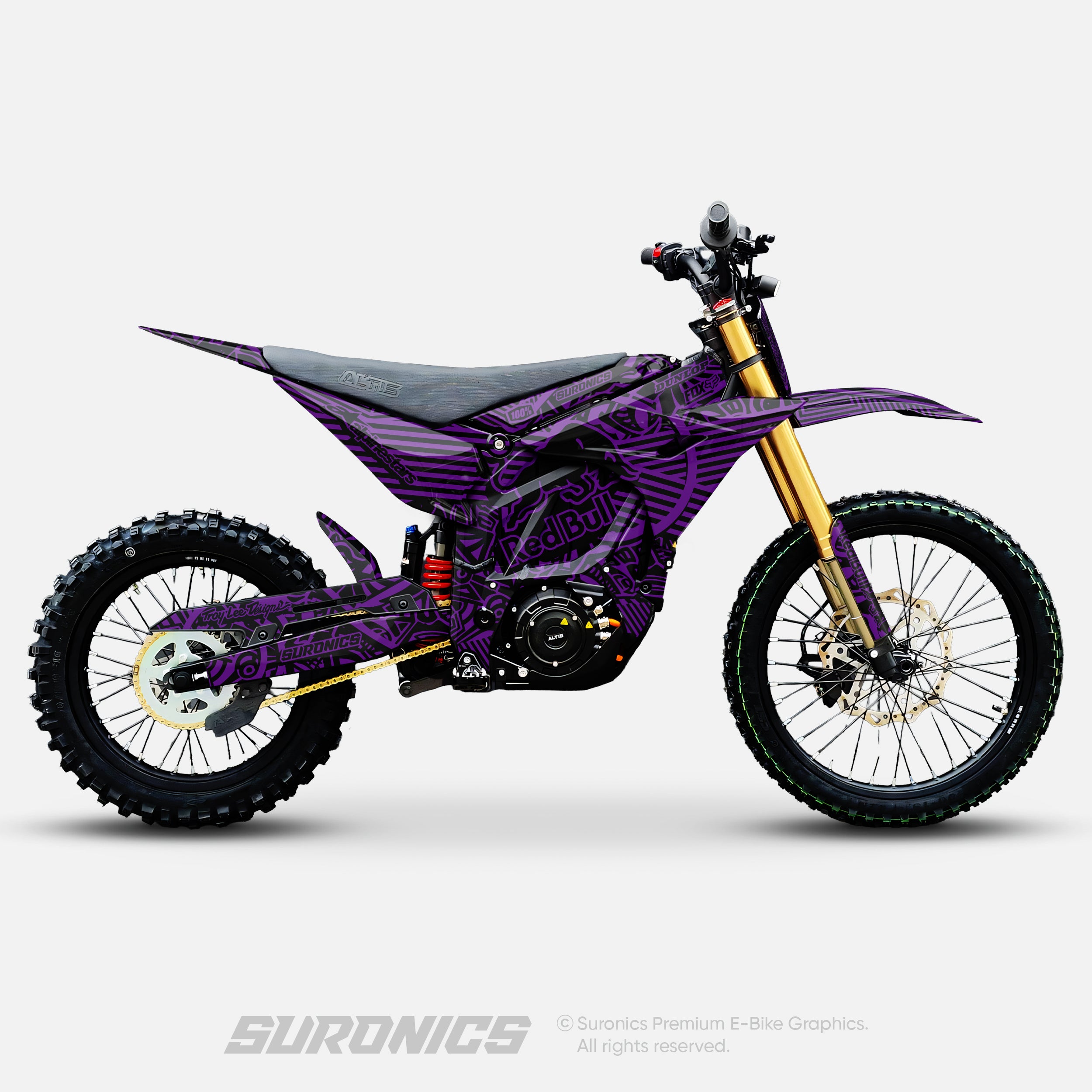RACE ART BLACK PURPLE Altis Sigma Graphics kit