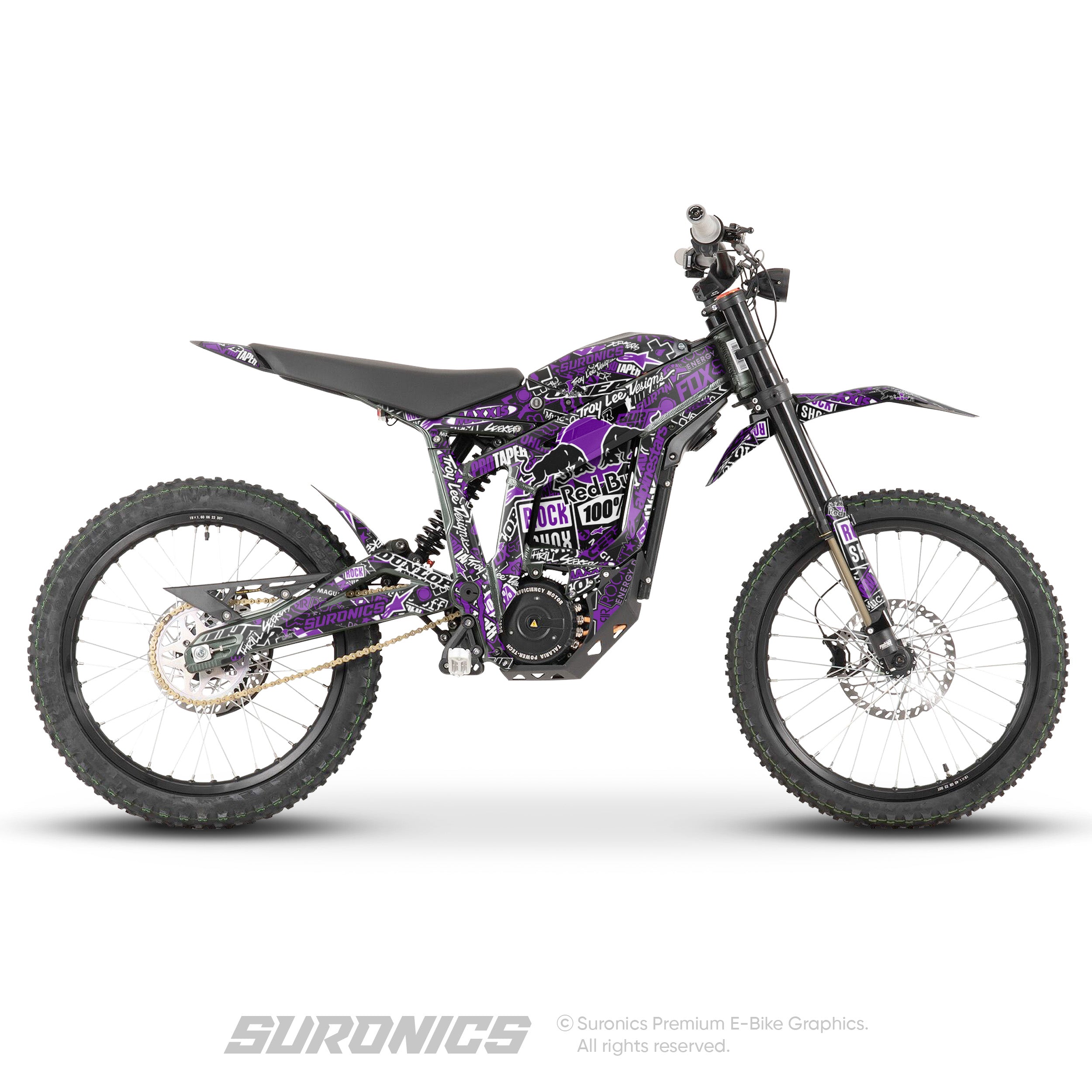 STICKY BLACK PURPLE Talaria Sting MX3 MX4 Graphics kit