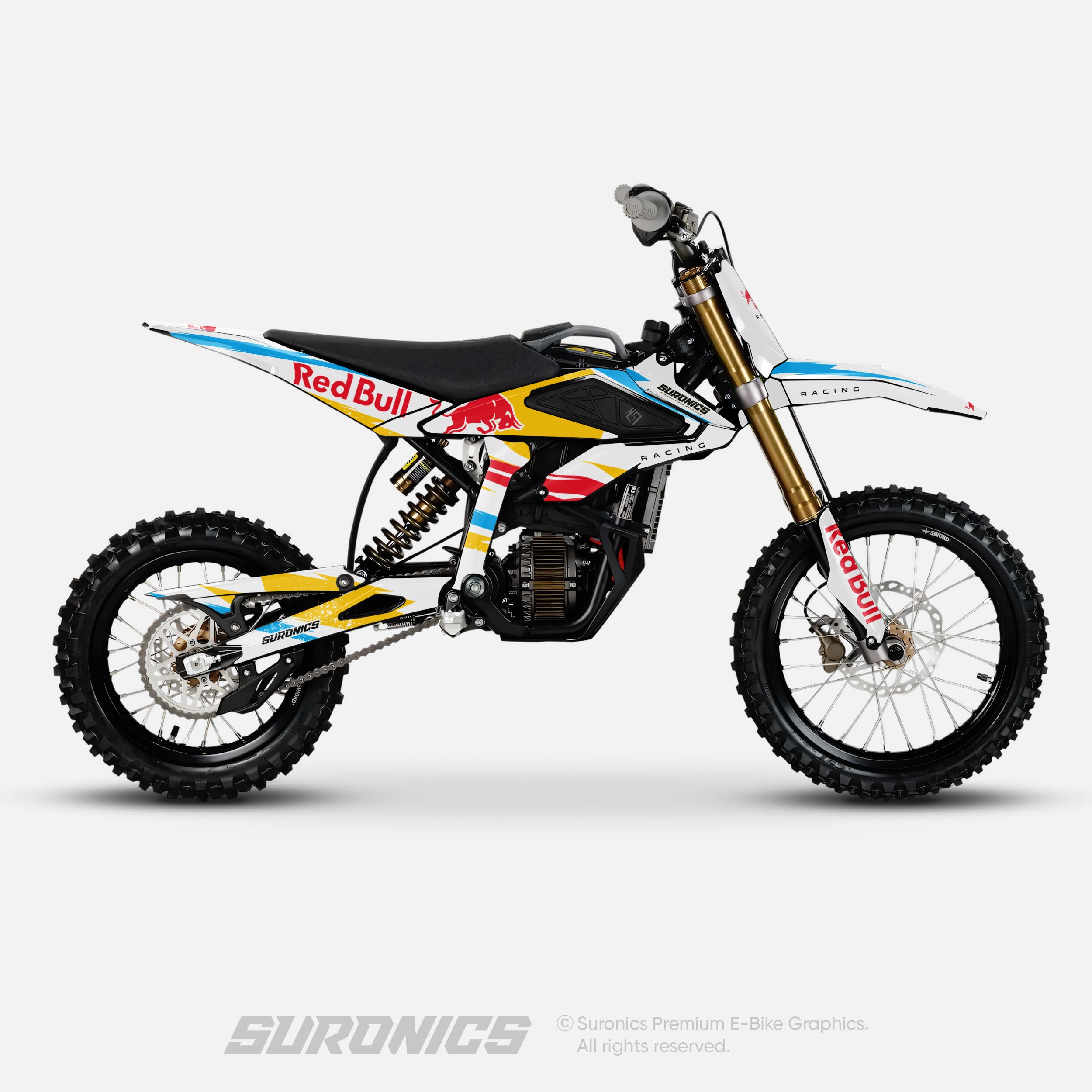 ORIGINAL BULL WHITE Surron Hyper Bee Graphics kit