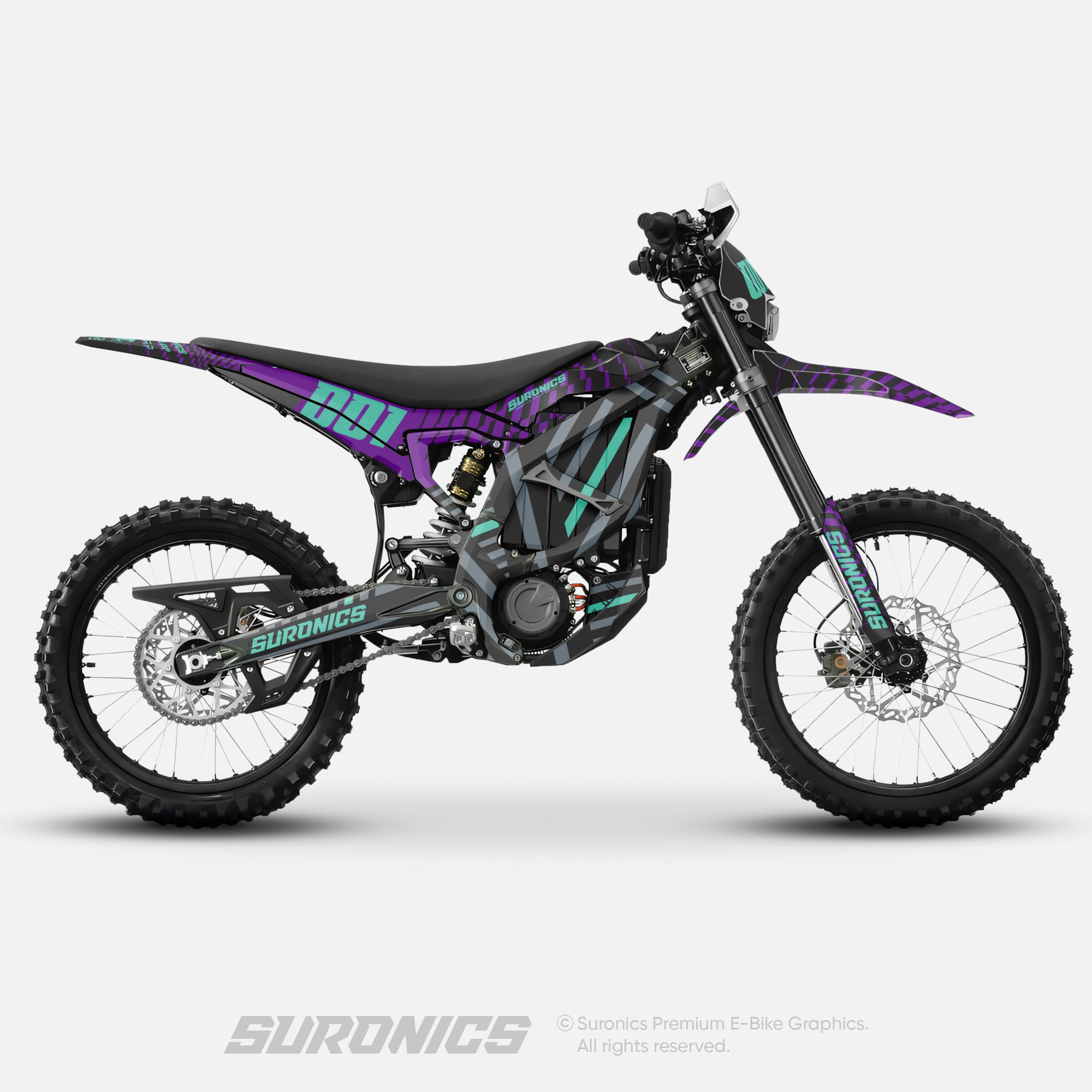 FUTURACE PURPLE MINT Surron Ultra Bee Graphics kit