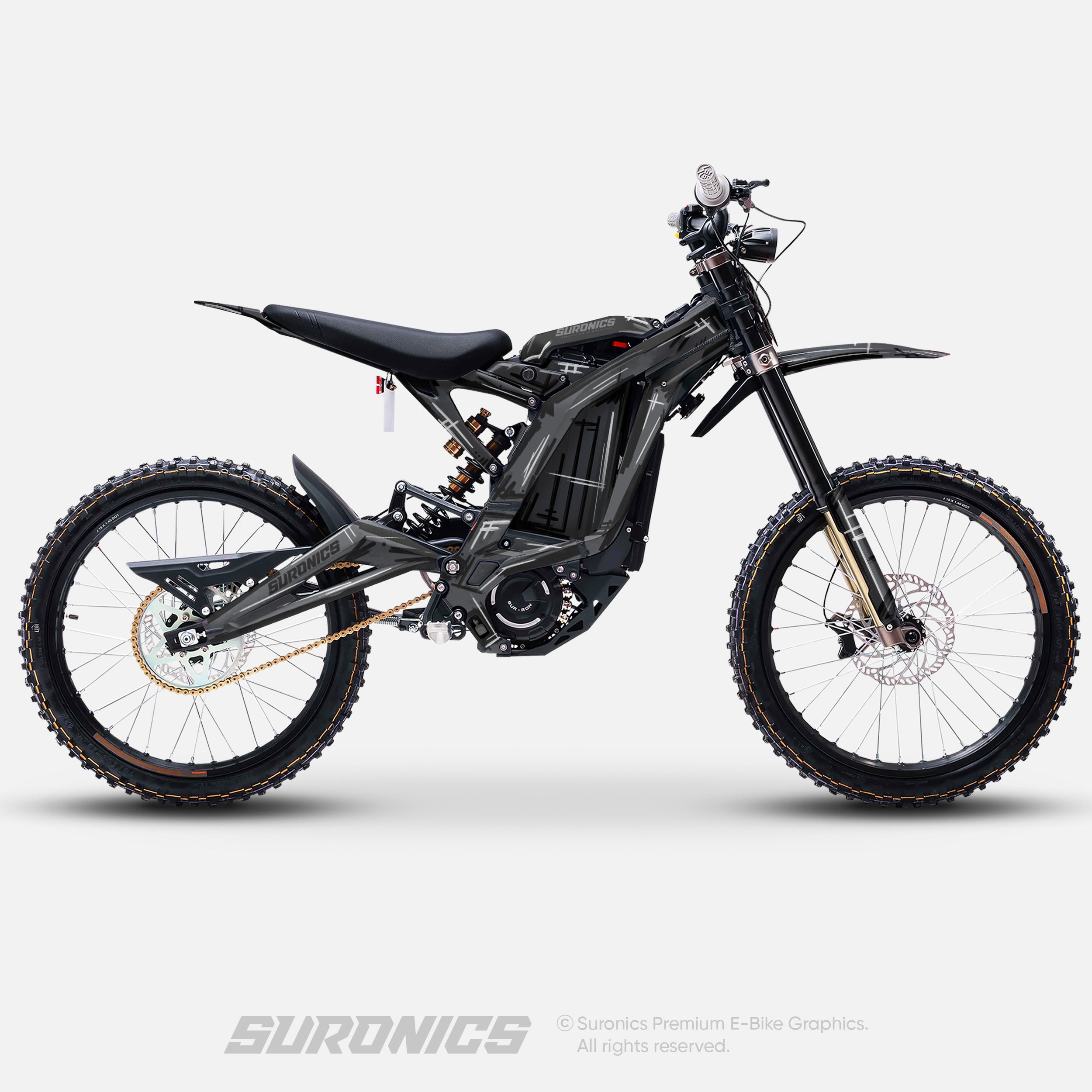MARKER GREY Surron Light Bee Graphics kit