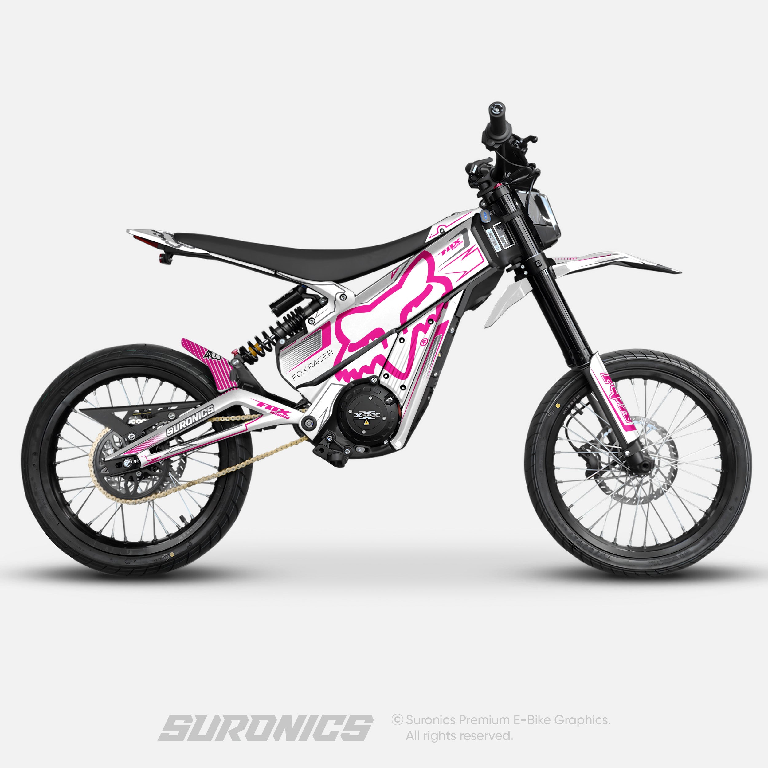 FOX RACER WHITE MAGENTA Talaria XXX Graphics kit
