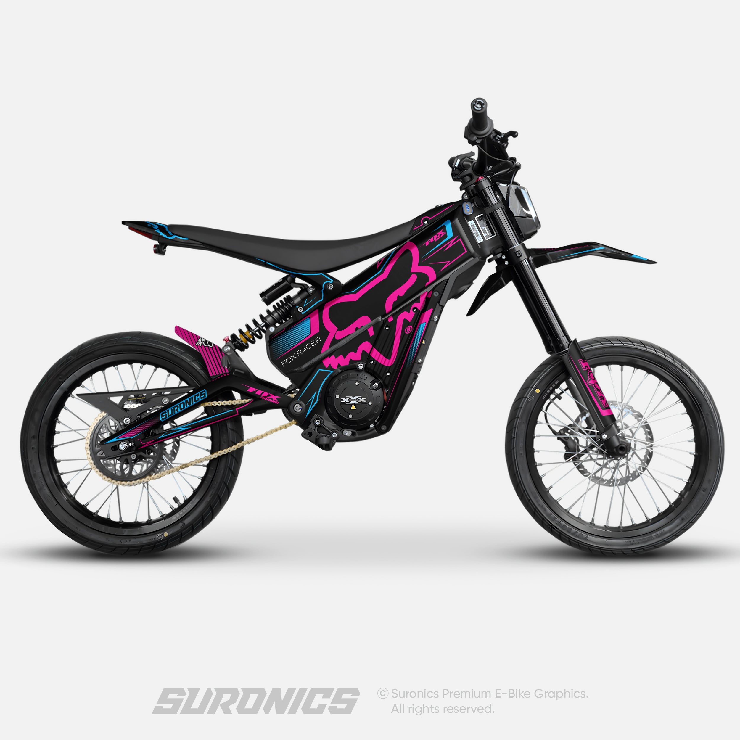 FOX RACER BLACK MAGENTA Talaria XXX Graphics kit
