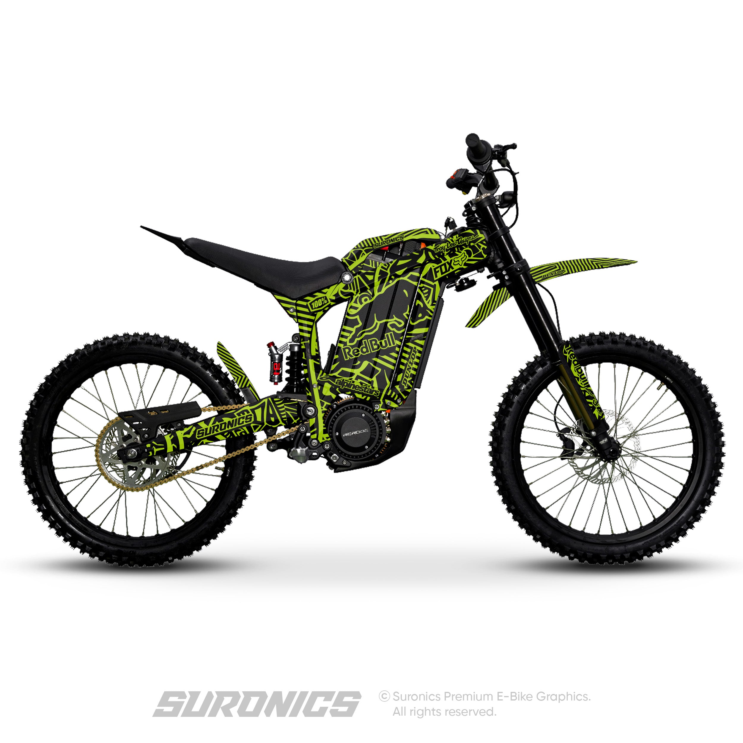 RACE ART BLACK GREEN Rerode R1 Graphics kit