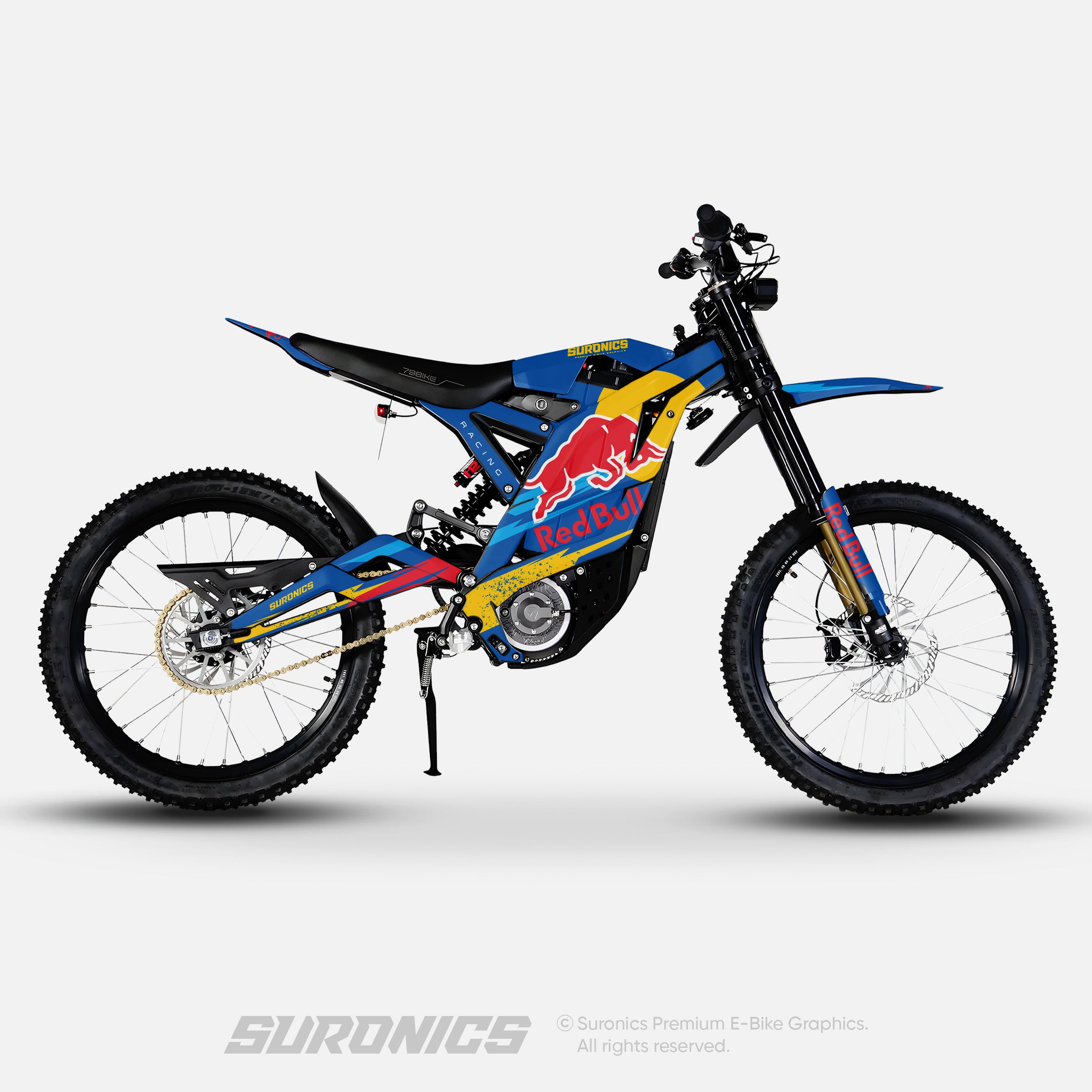 ORIGINAL BULL BLUE 79Bike Falcon PRO / GT / M Graphics kit