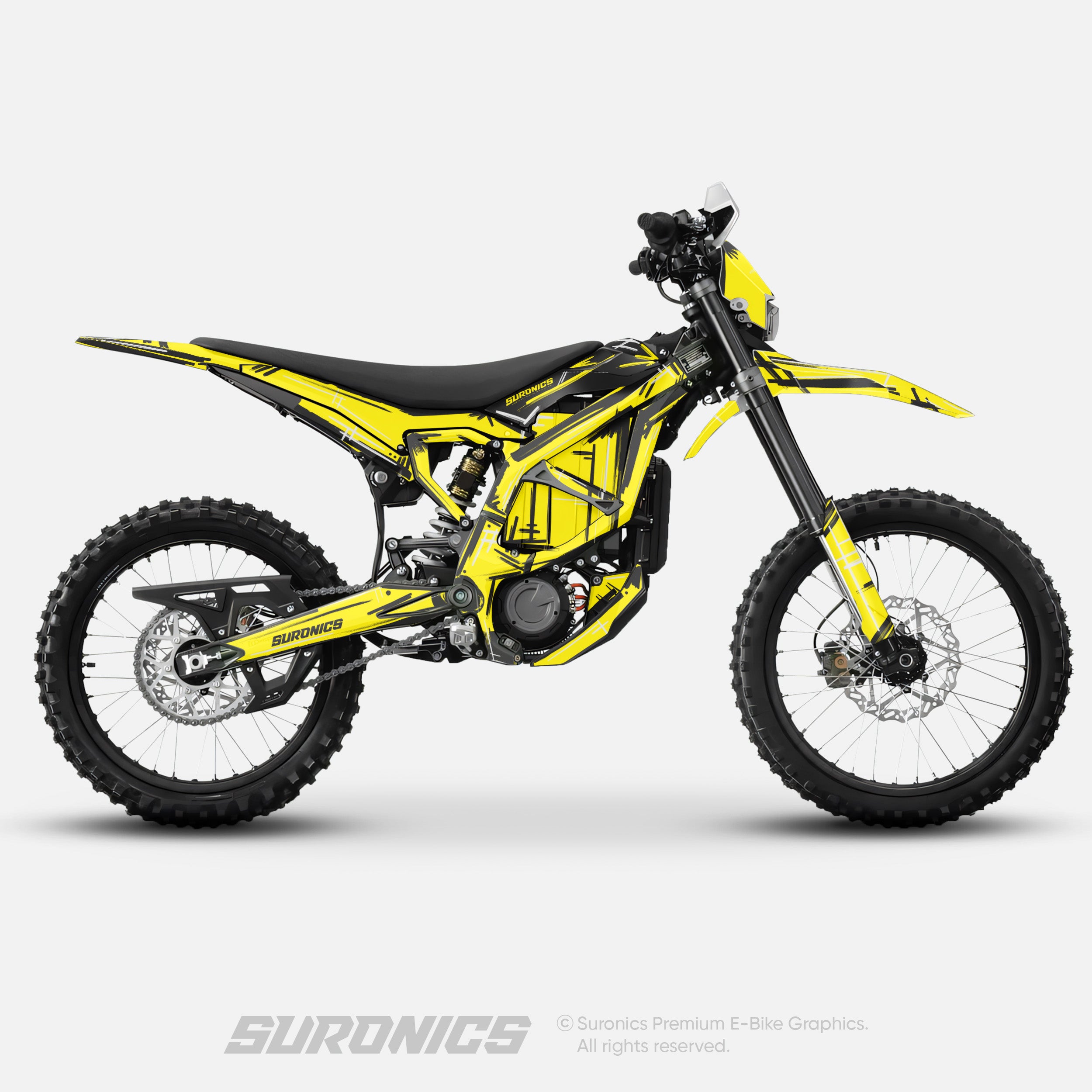 MARKER YELLOW Surron Ultra Bee Graphics kit