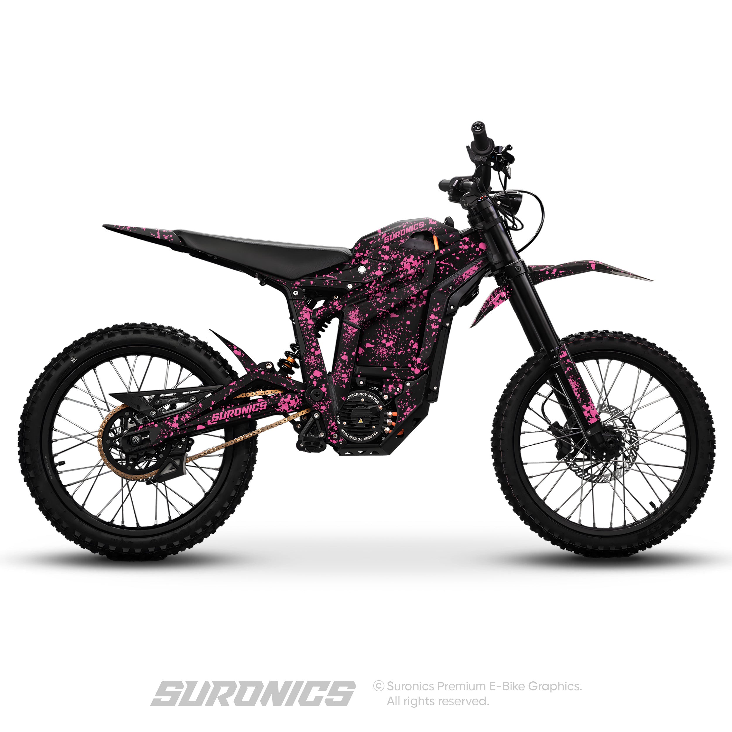 SPLATTER BLACK PINK Talaria Sting MX5 PRO Graphics kit