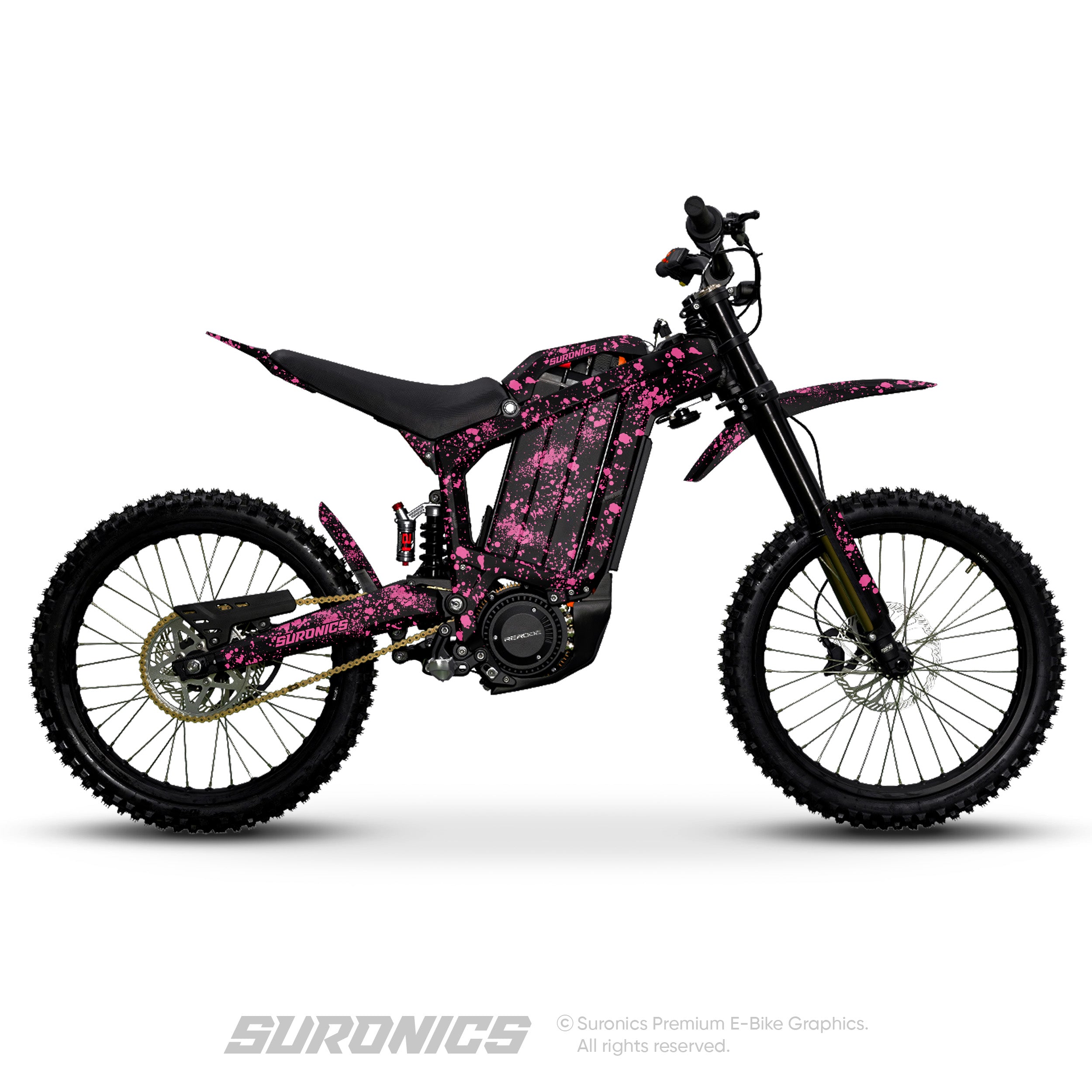 SPLATTER BLACK PINK Rerode R1 Graphics kit