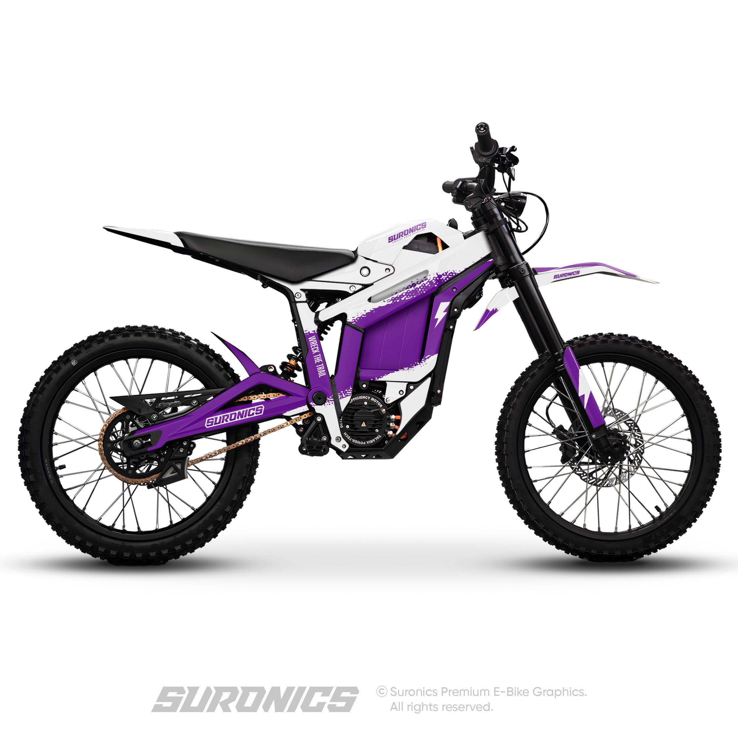 HALF WHITE PURPLE Talaria Sting MX5 PRO Graphics kit