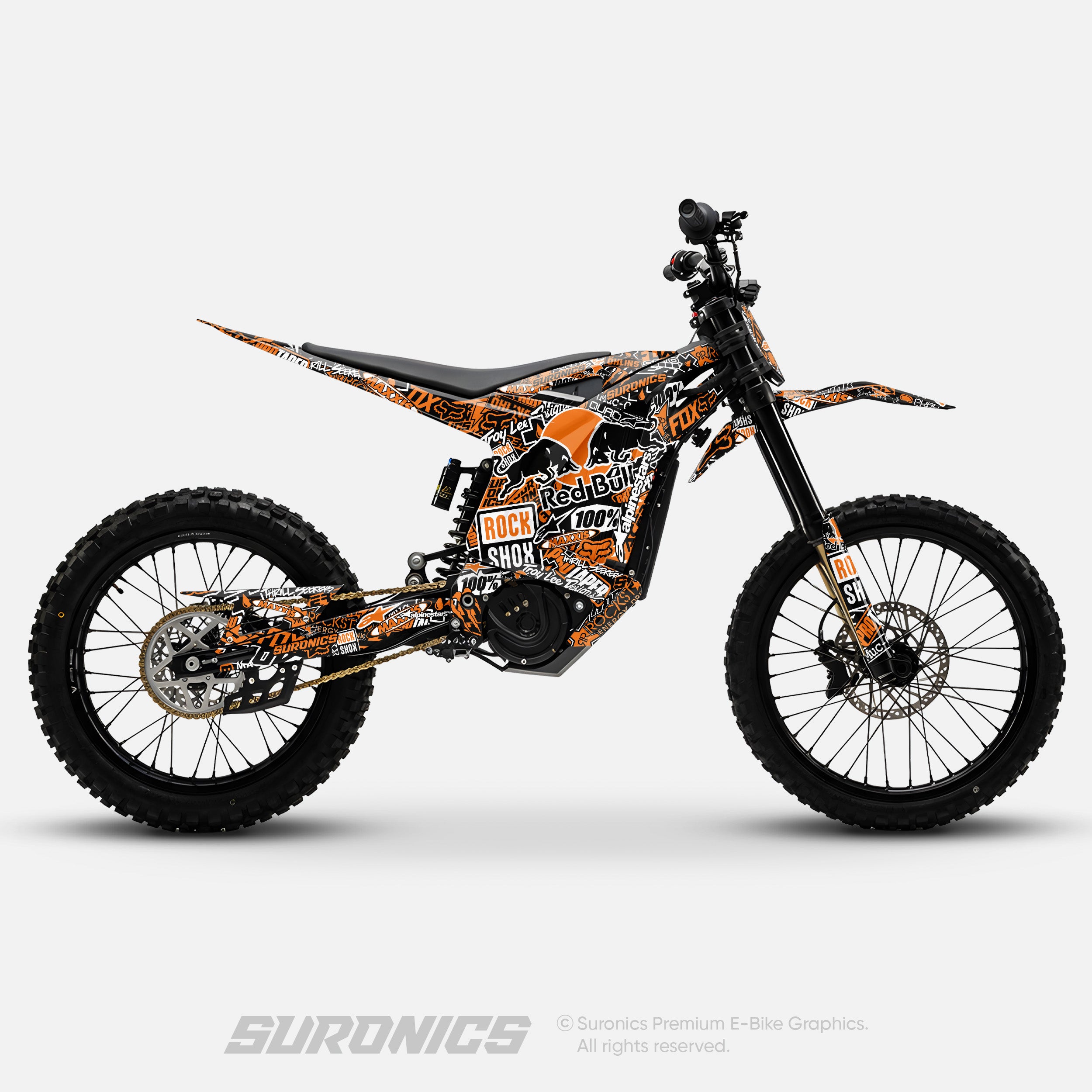 STICKY BLACK ORANGE Arctic Leopard XE Graphics kit